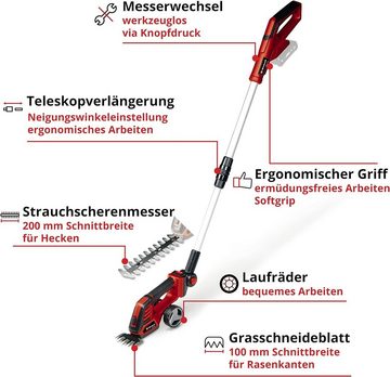 Einhell Akku-Gras- und Strauchscherenset Einhell Akku-Gras- und Strauchschere GE-CG 18/100 Li T- 18V (Solo)