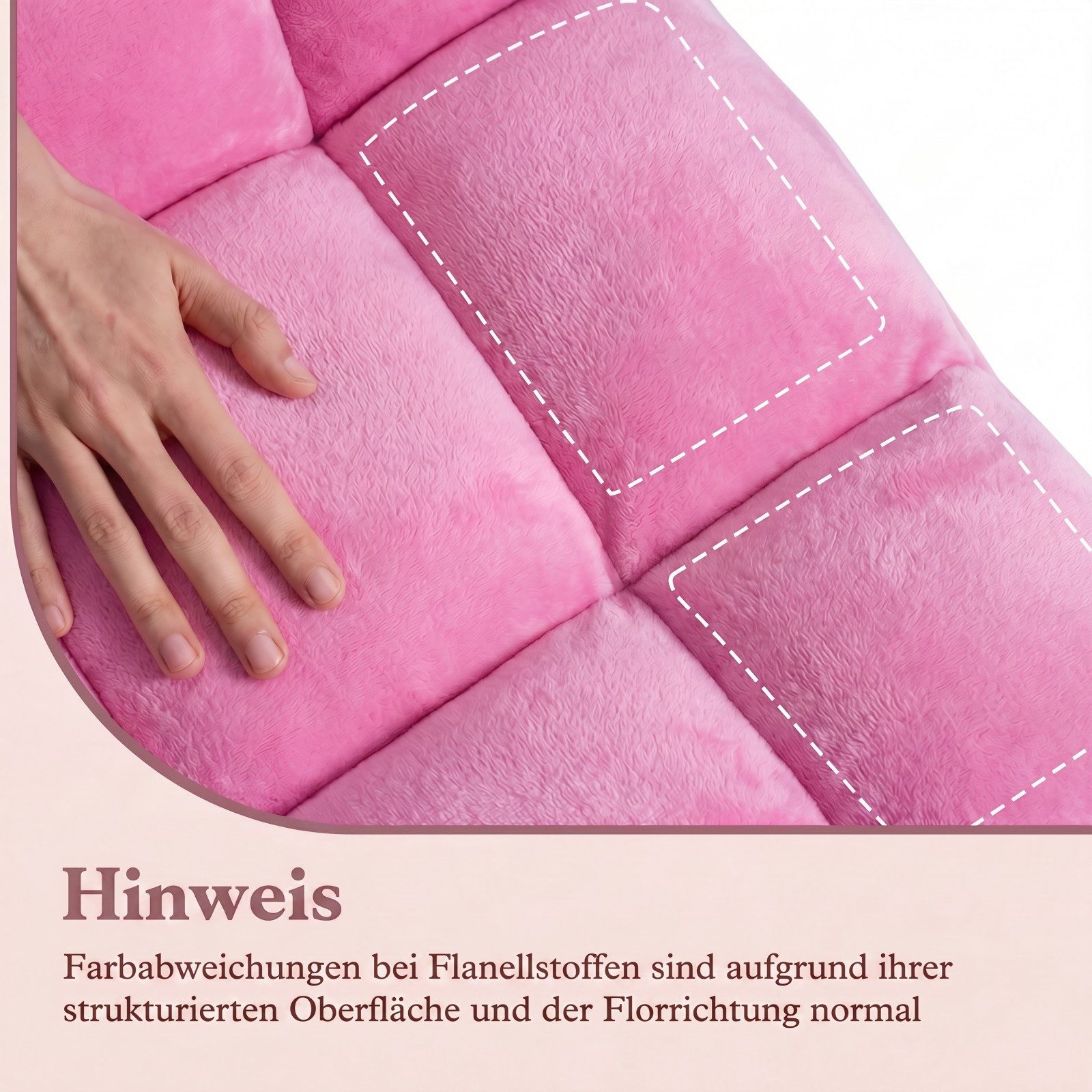 COSTWAY Relaxsessel Bodenstuhl mit verstellbarer Rückenlehne, faltbar gepolstert – Bild 5 von 5
