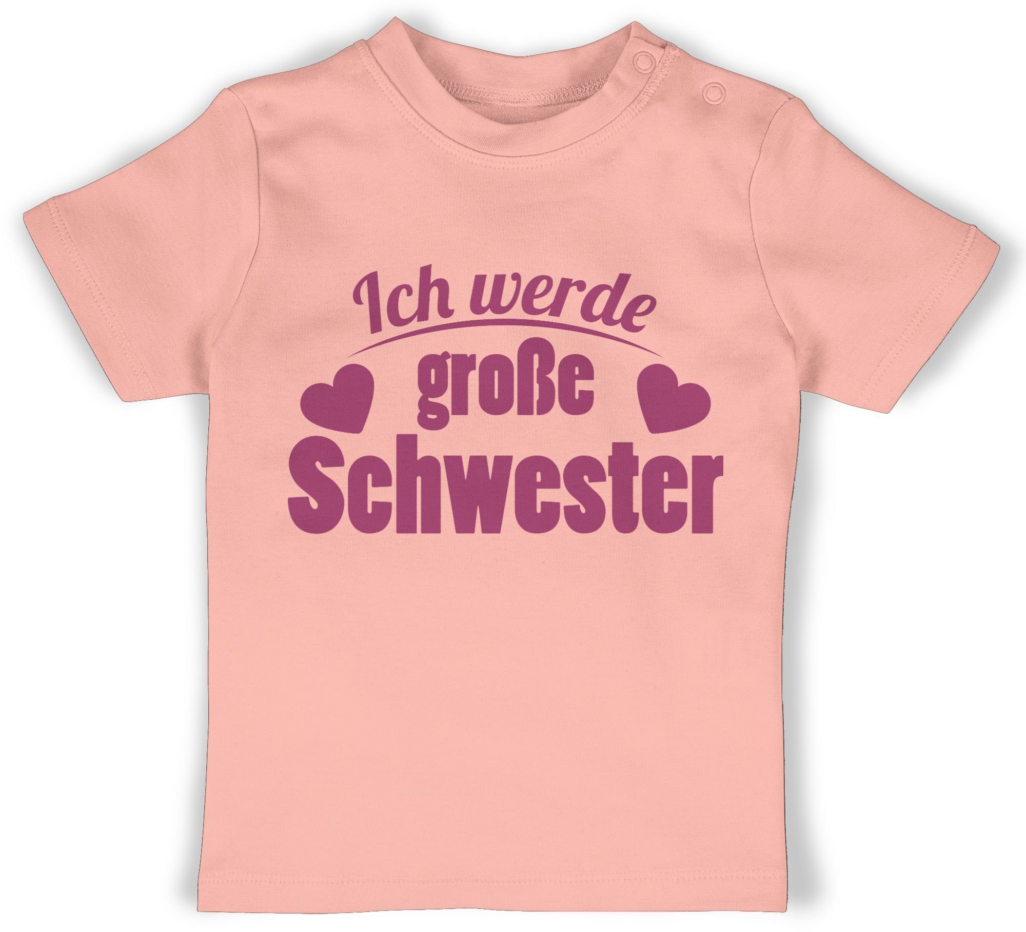 Shirtracer T-Shirt Ich werde große Schwester Große Schwester