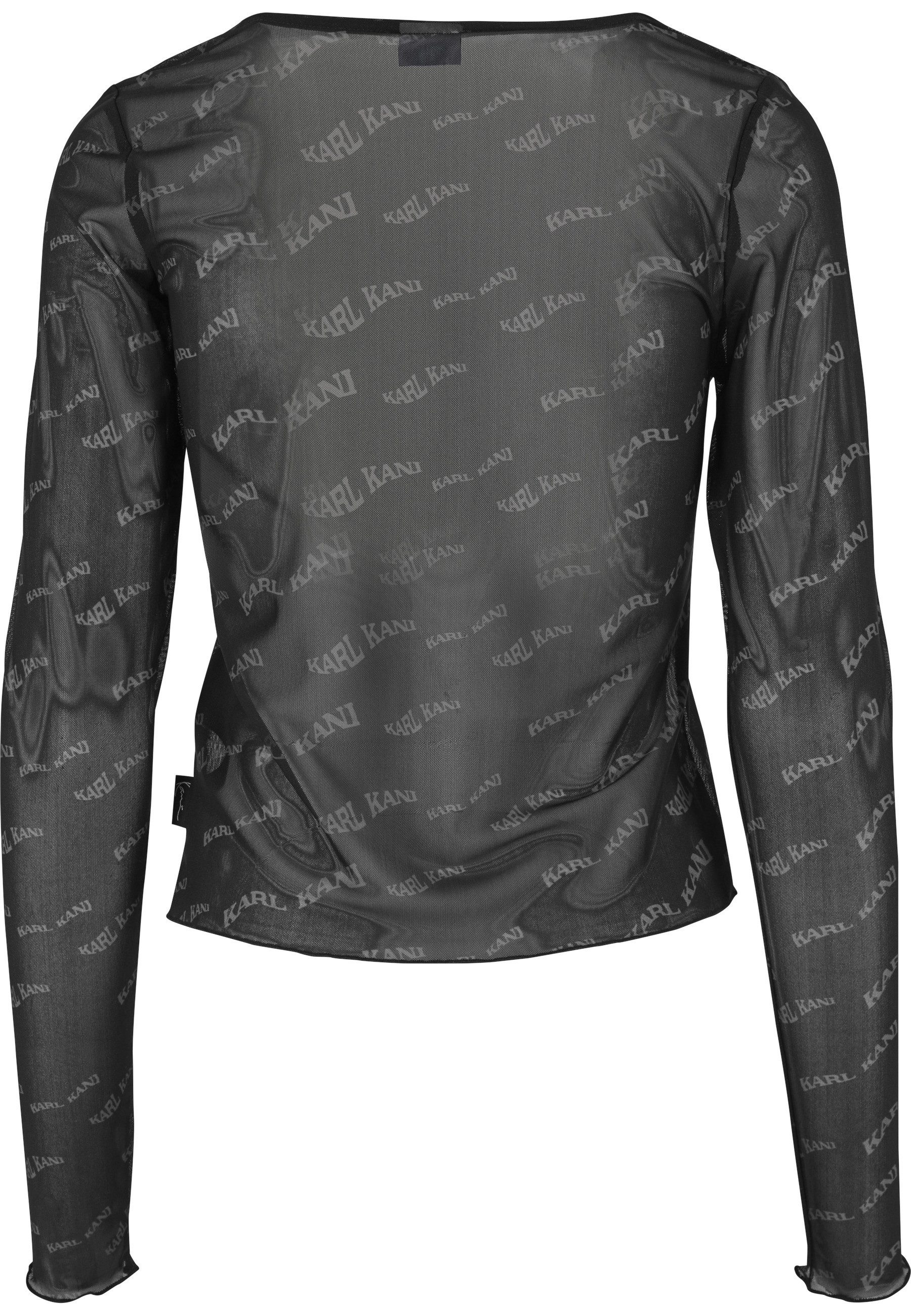 Karl Kani Longsleeve Karl Kani Damen KW242-008-2 Chest Signature Front Tie LS (1-tlg)