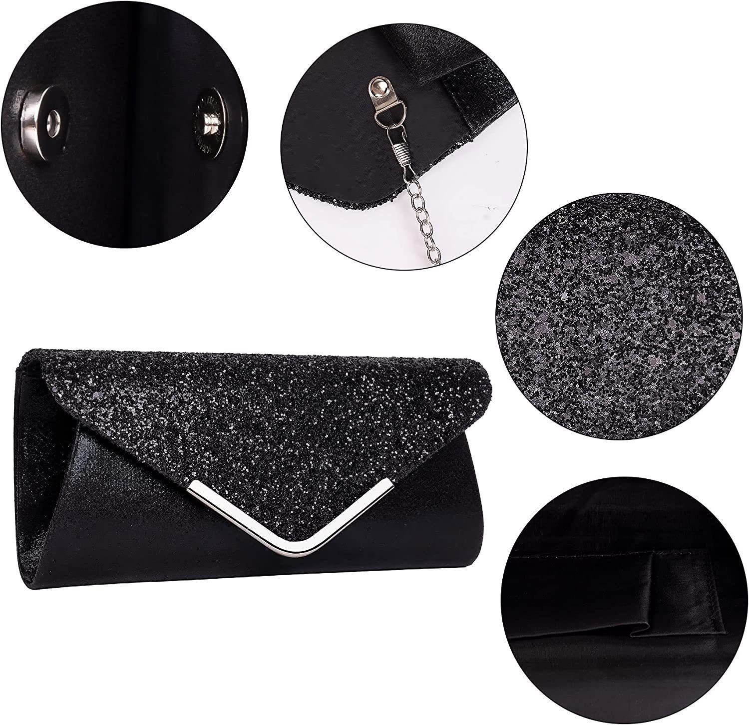 Coonoor Abendtasche Frauen Glitter Umschlag Clutch günstig online kaufen