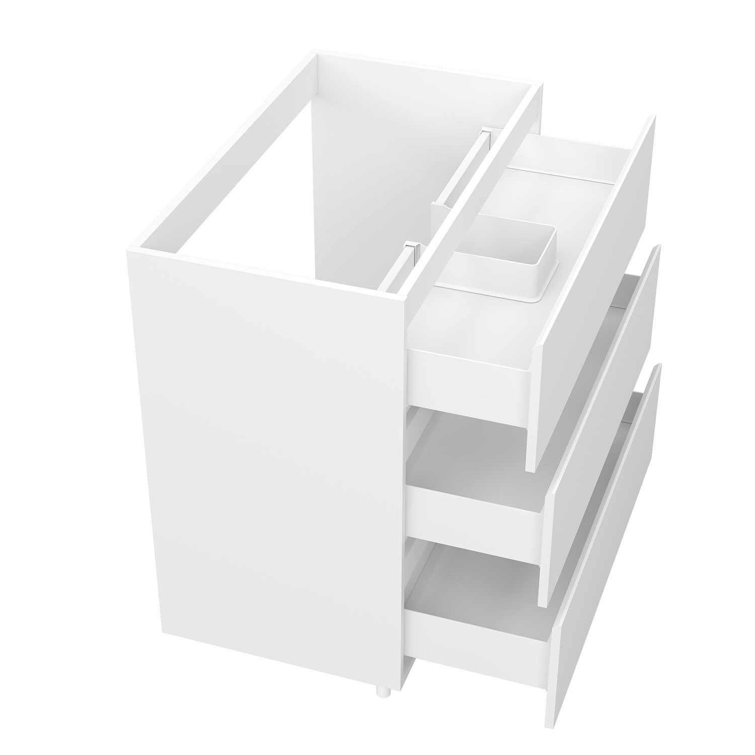 duschspa Waschtisch Unterschrank Waschbeckenunterschrank Waschtischunterschrank Badschrank, 50-120cm Hängeschrank, Matt / Hochglanz