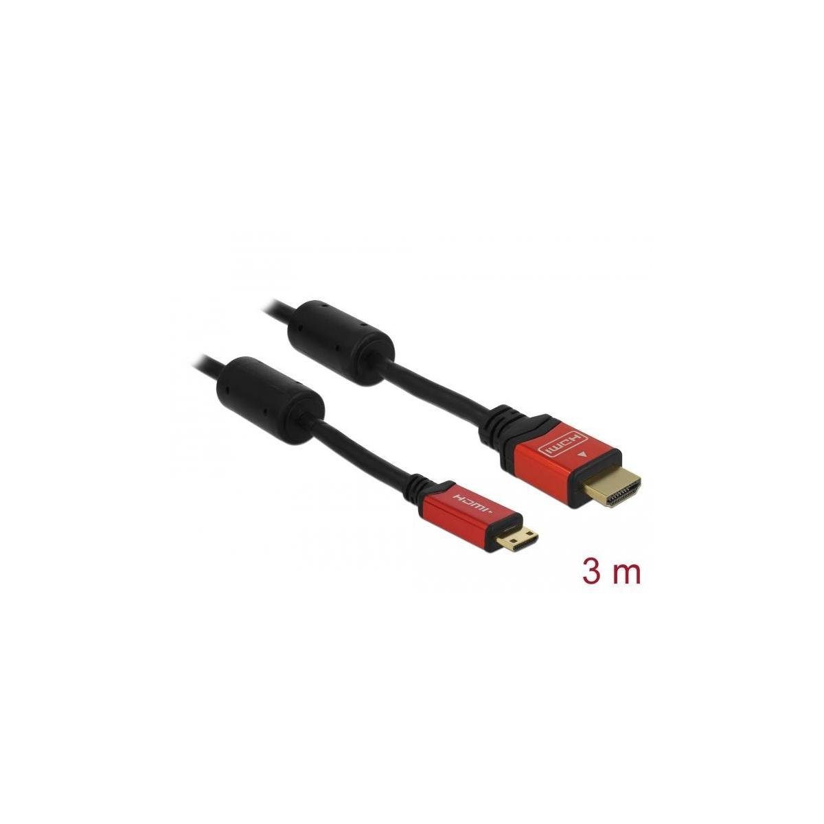 Stecker>HDMI... Kabel Computer-Kabel, High A HDMI HDMI mit Speed HDMI-A, HDMI cm) Delock (300,00 Ethernet