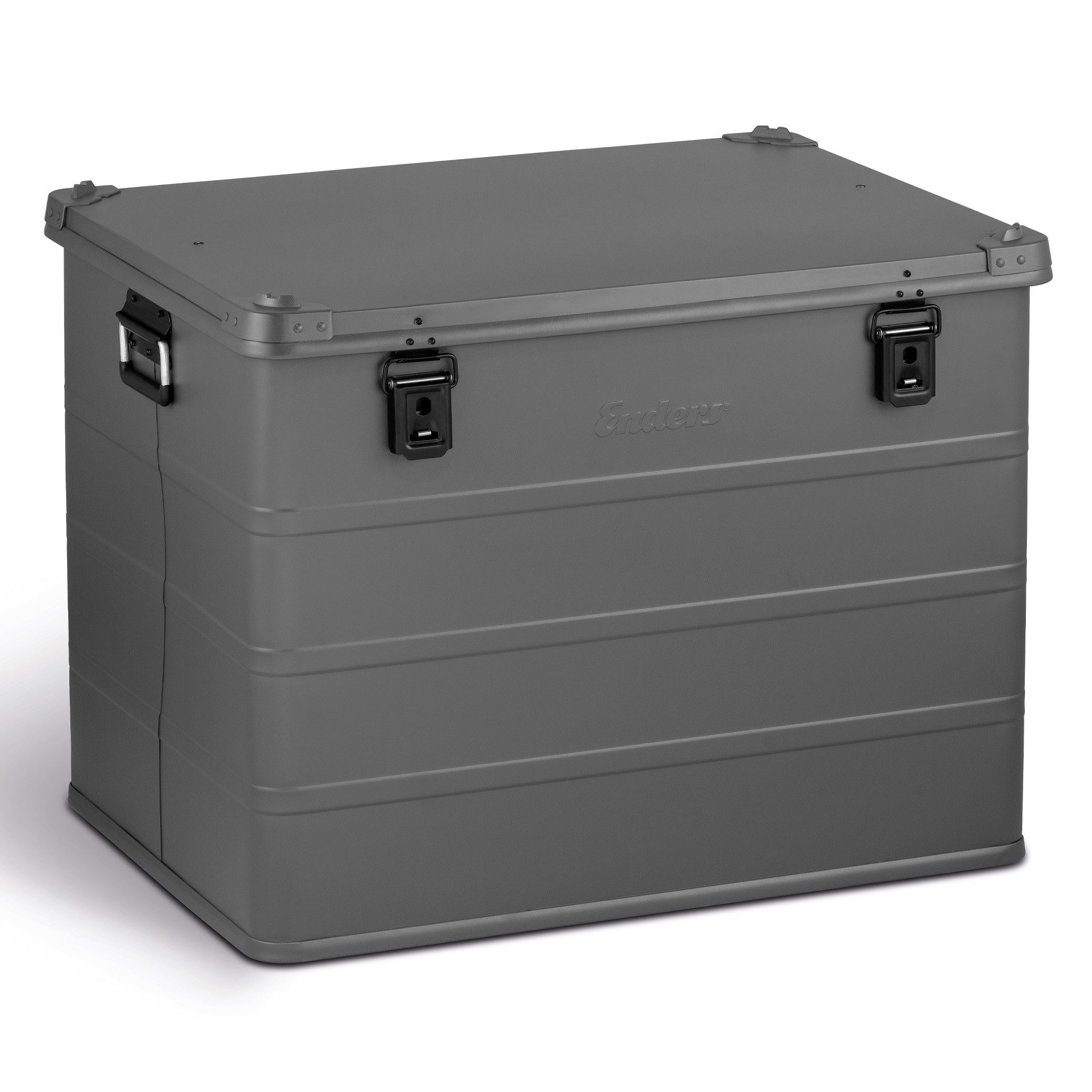 Enders® Aufbewahrungsbox Enders Industriebox Vancouer 236 L, Alukiste Transportbox Lagerbox Alukoffer Metallkiste Alubox