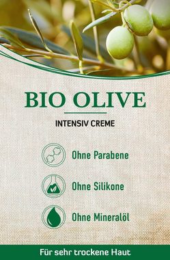alkmene Feuchtigkeitscreme Intensiv Creme mit Bio Olive - Körpercreme Gesichtscreme Creme, 1-tlg.