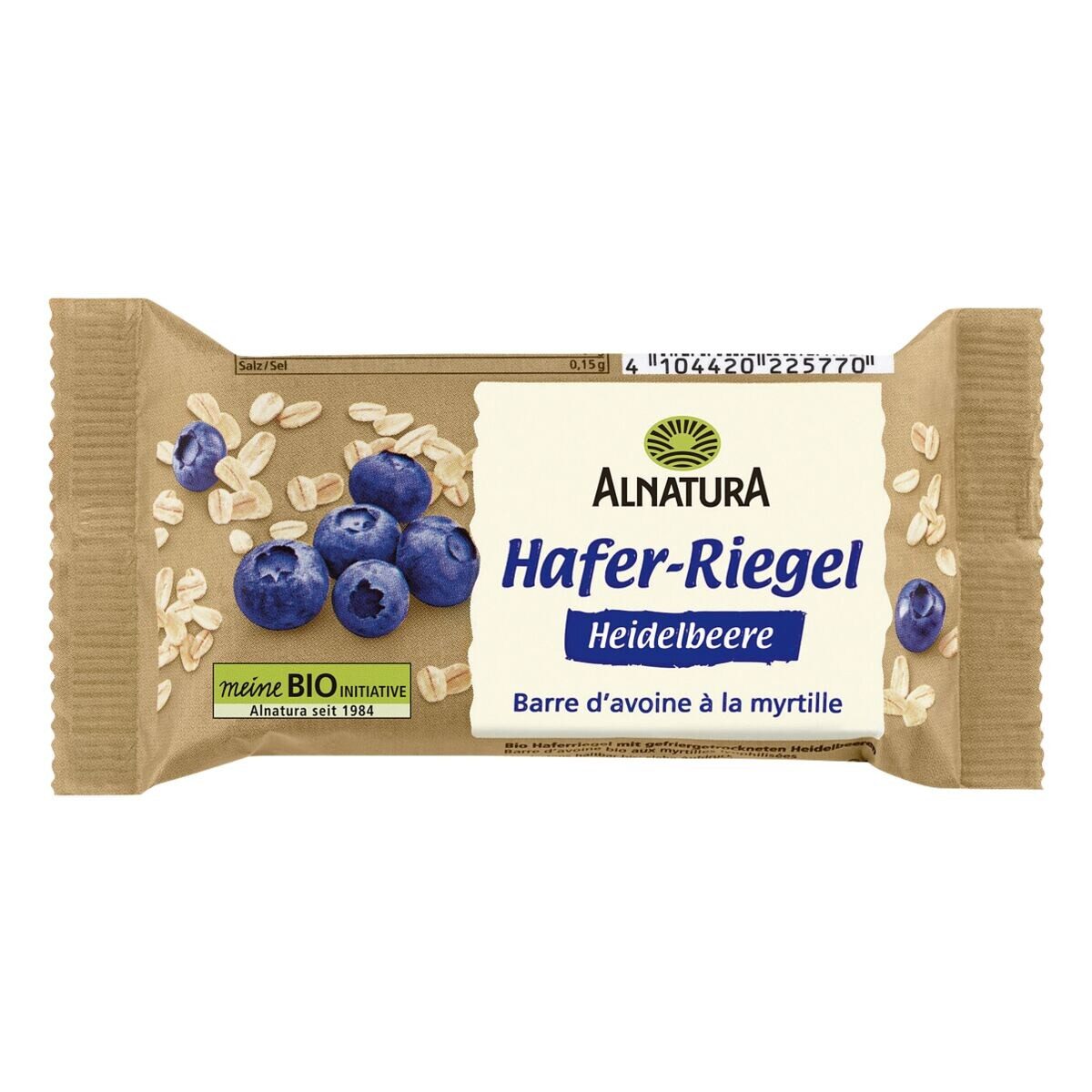 Alnatura Riegel Heidelbeere, 1 Hafer-Riegel