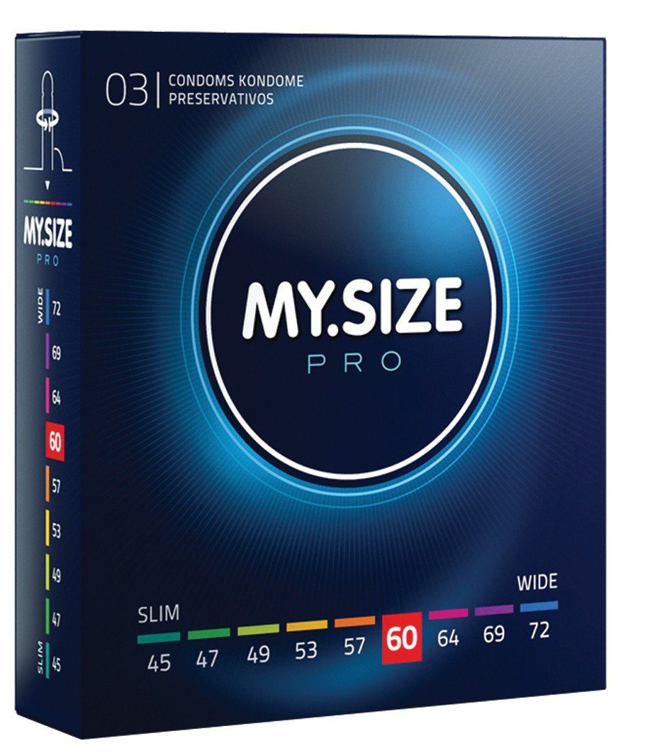 My Size pro XXL-Kondome MY.SIZE PRO 60 3er, 3 St.