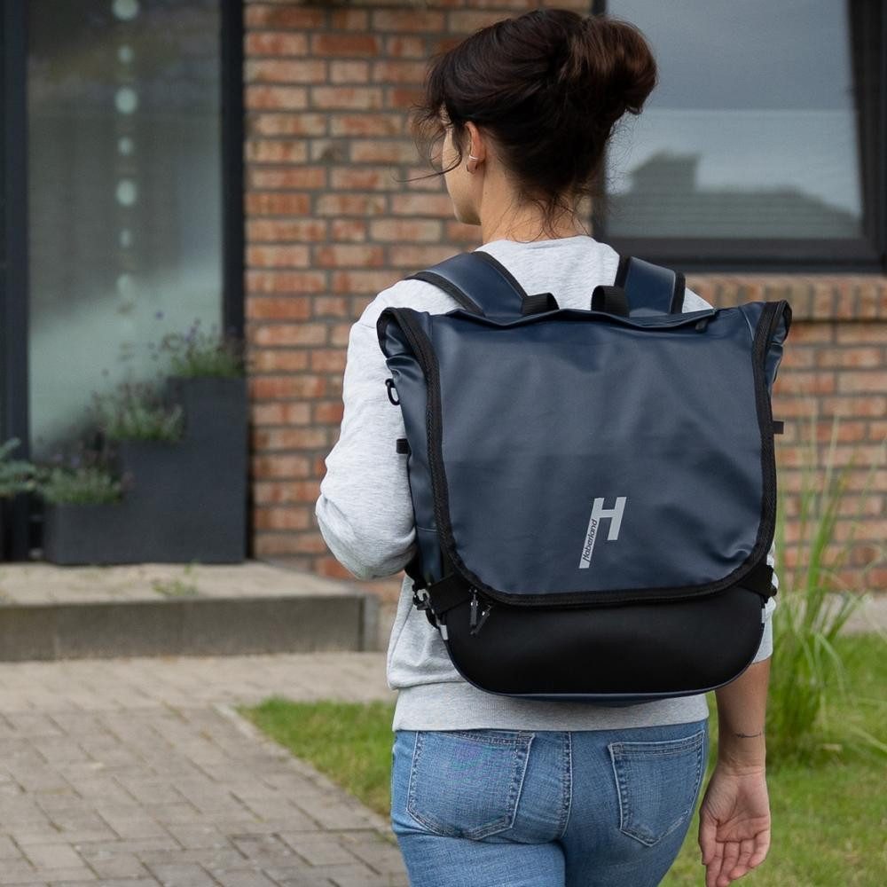 Haberland Fahrradrucksack Haberland Bike-Rucksack Sporty blau/reflex - vielseitiger Fahrradrucks