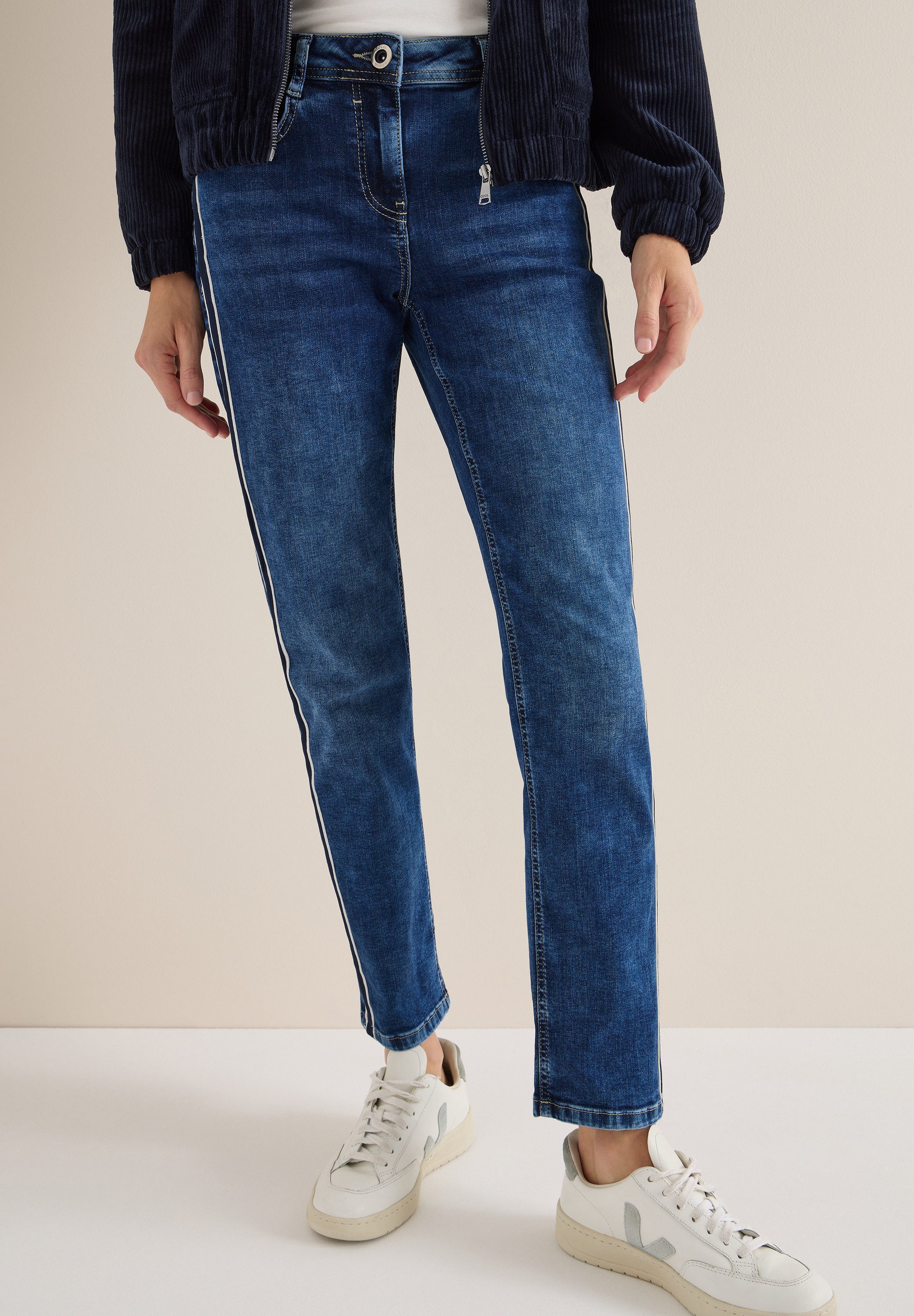 CECIL Slim-fit-Jeans Style Vicky im Five-Pocket Style günstig online kaufen