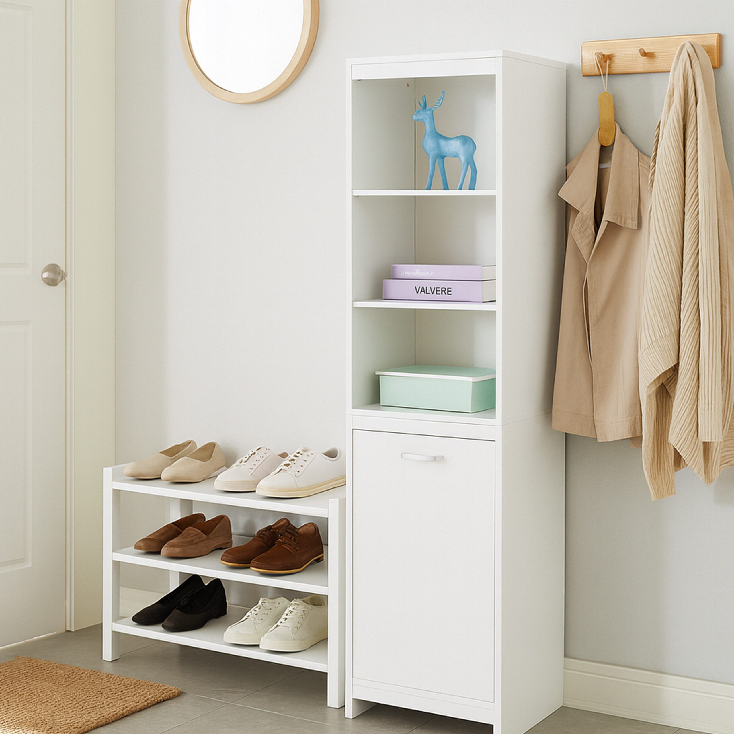 relaxdays Wäscheschrank mit 44 l Wäschesack (1-St) – Bild 3 von 5