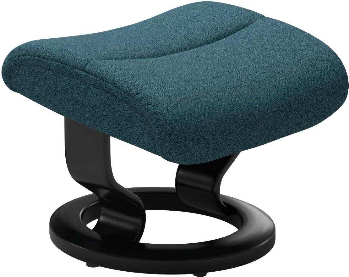 Stressless® mit Relaxsessel M,Gestell View (Set, Classic Base, Hocker), Größe Schwarz mit Relaxsessel