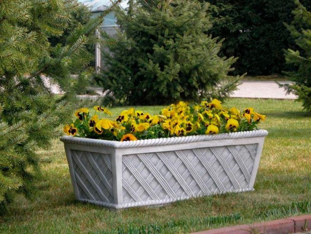 Xlmoebel Pflanzkübel Beton Blumenkasten in modernem Design für Garten und Terrasse (Artikel s104032), Hergestellt in Europa
