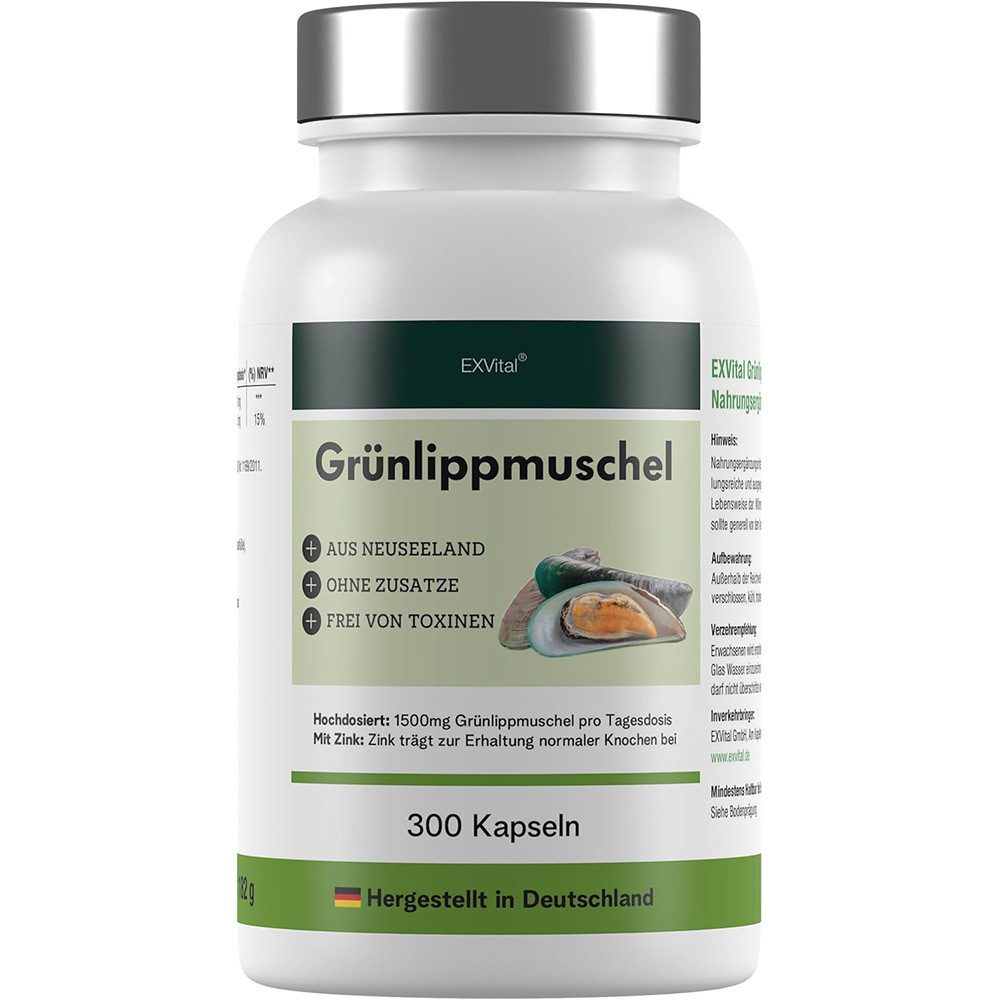 Grünlippmuschel Kapseln- hoch konzentriert aus Neuseeland Kapseln, 180 g