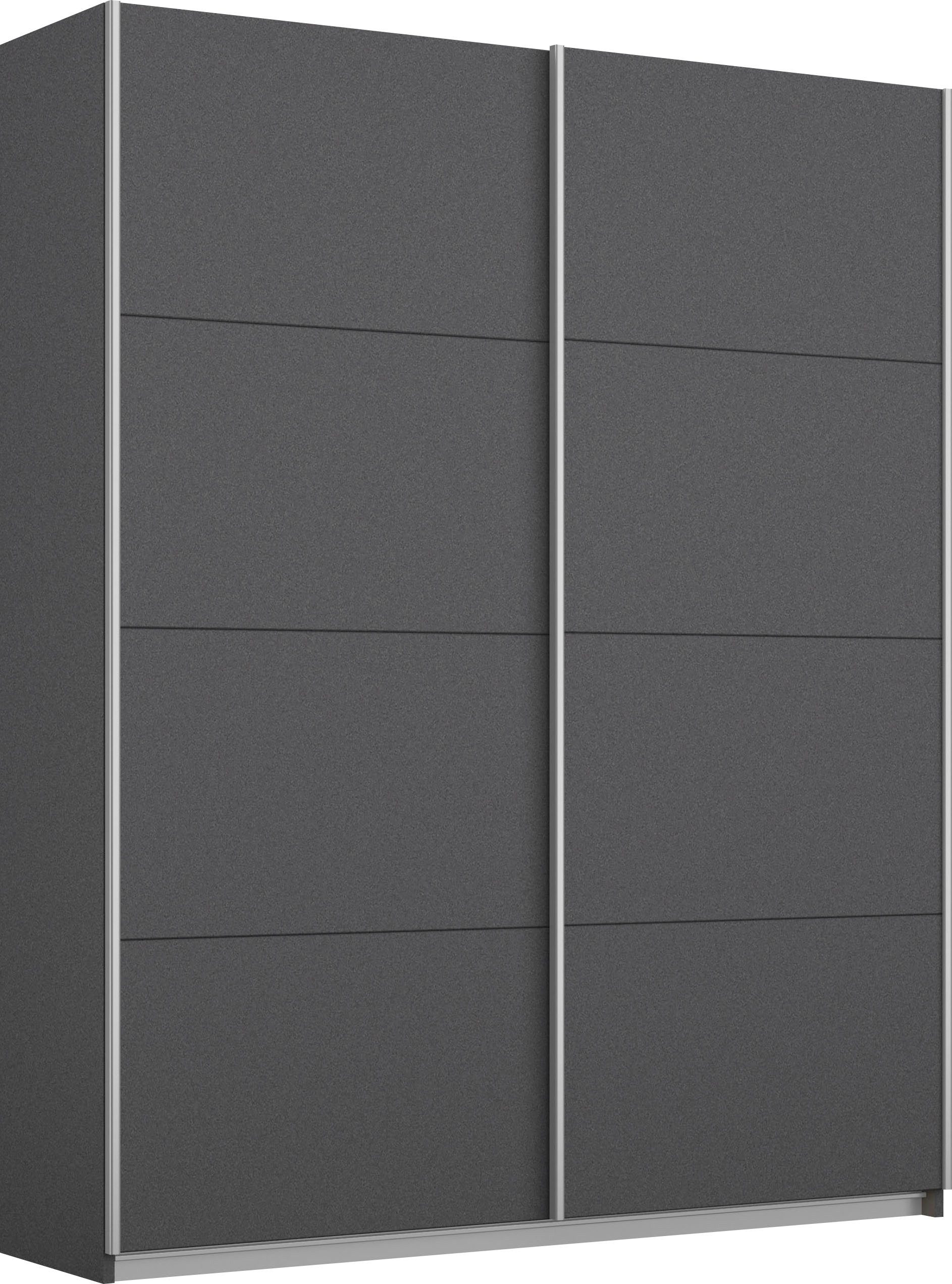 OTTO home Schwebetürenschrank Kleiderschrank Schrank Garderobe Schlafzimmerschrank THANOS (3 verschiedene Ausstattungen BASIC/CLASSIC/PREMIUM (inkl. SOFT-CLOSE) Optional mit Spiegel, Metall-Griffleisten alufarben MADE IN GERMANY