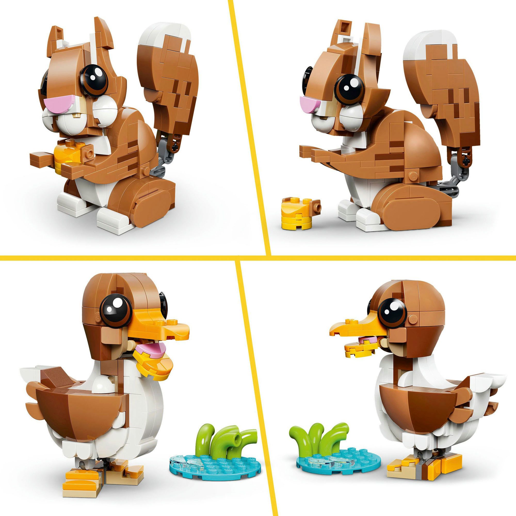 LEGO® Niedliche Tiere: Verspielter Welpe (31382), LEGO Creator Konstruktionsspielsteine, (336 St), Made in Europe – Bild 5 von 5