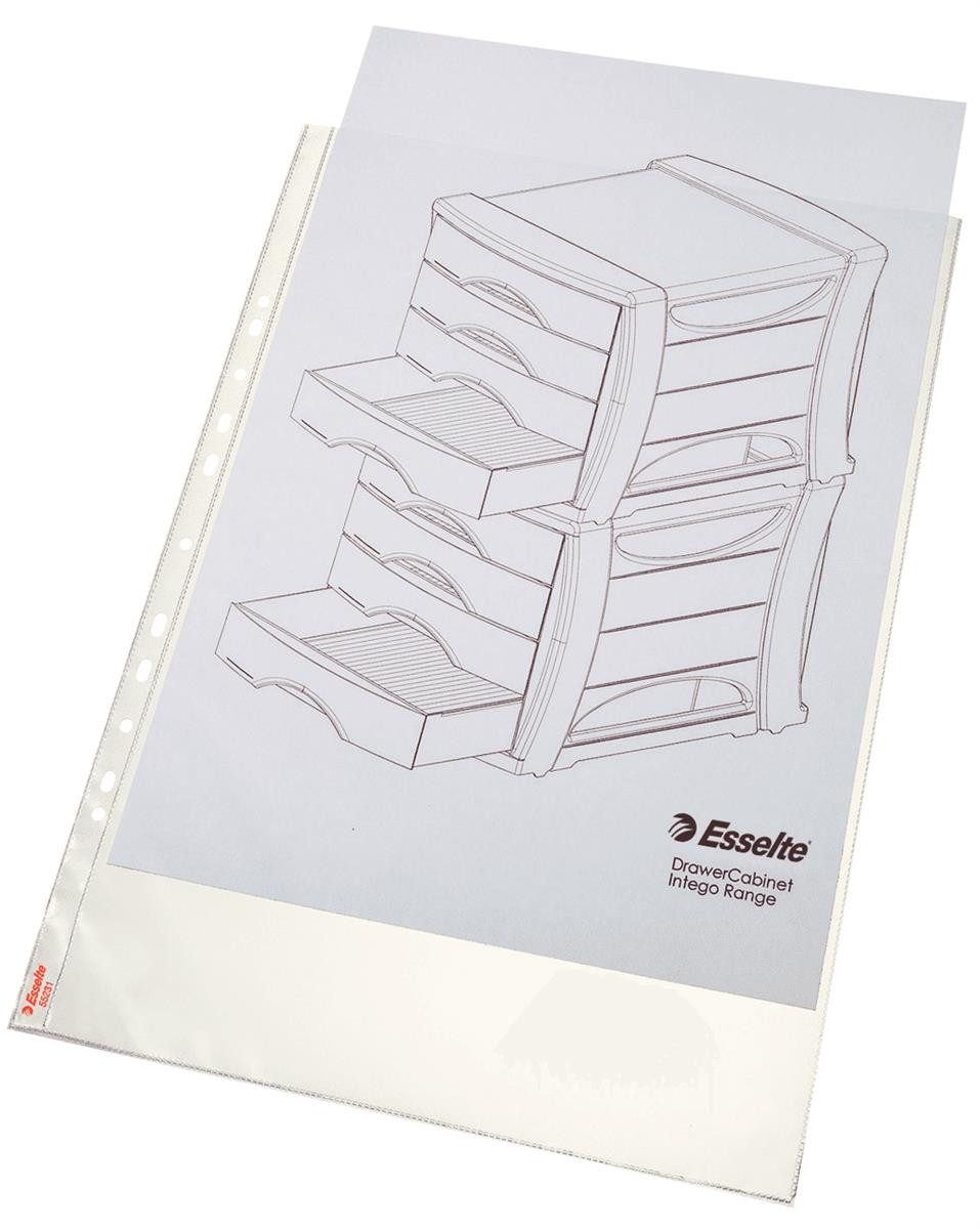 ESSELTE Prospekthülle Esselte 55231 50er Prospekthülle Standard Plus DIN A3 hoch PP 0,09mm