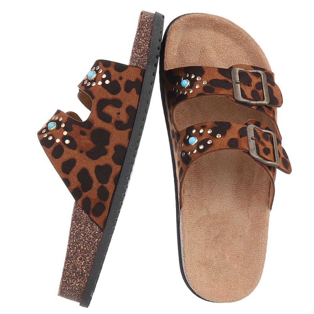 Ital-Design Bequeme Sandalen mit verstellbaren Riemen für Damen Pantolette günstig online kaufen