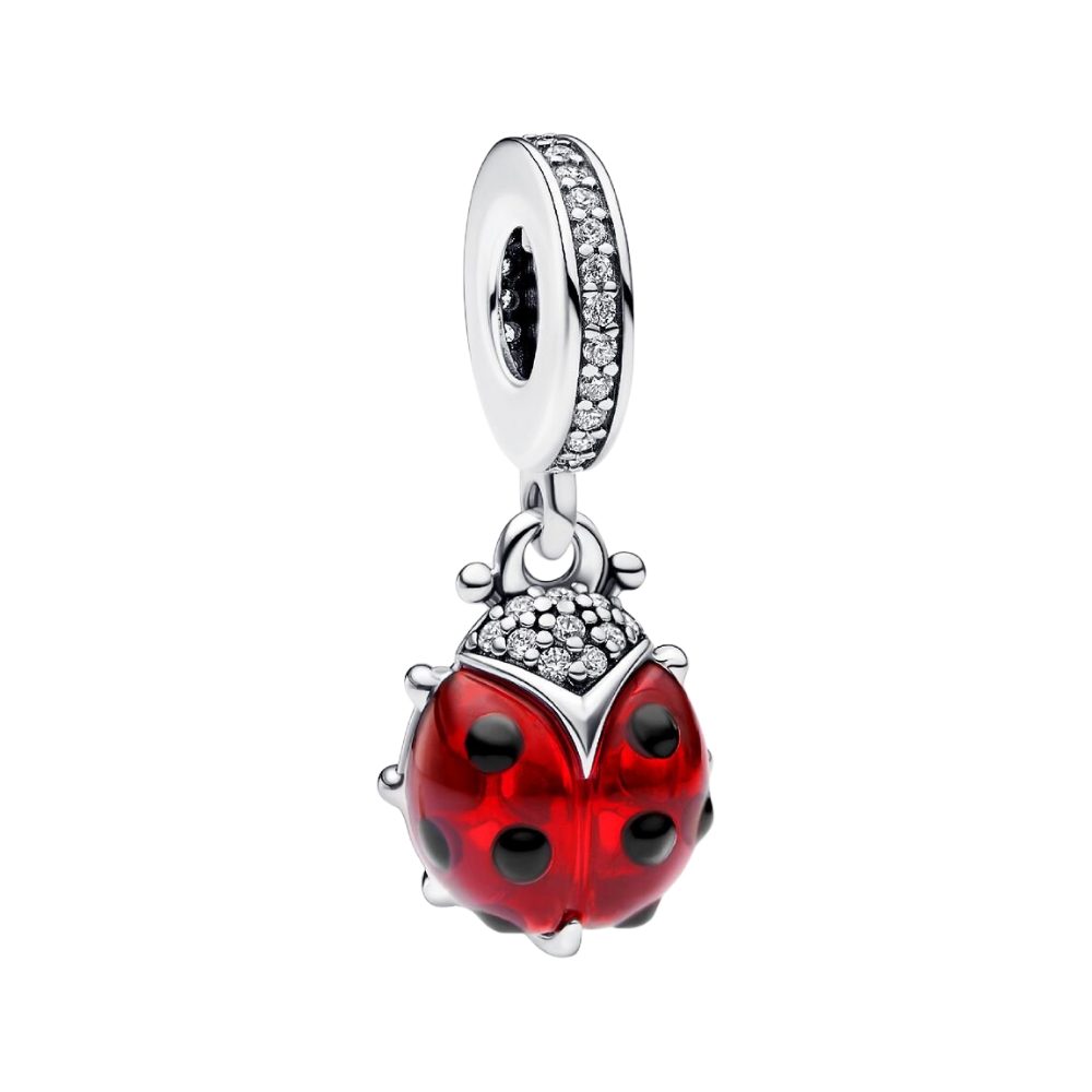 Pandora Charm-Einhänger 792571C01*, Marienkäfer, Tiere, Zirkonia