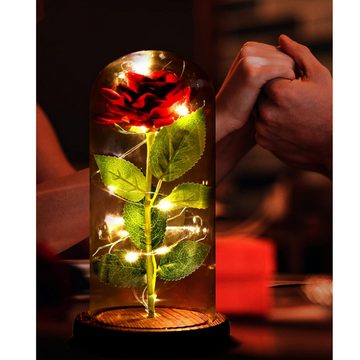 KINSI LED Dekolicht Stimmungslichter,klare LED-Lichter Rosen,Jahrestag,Blumengeschenke
