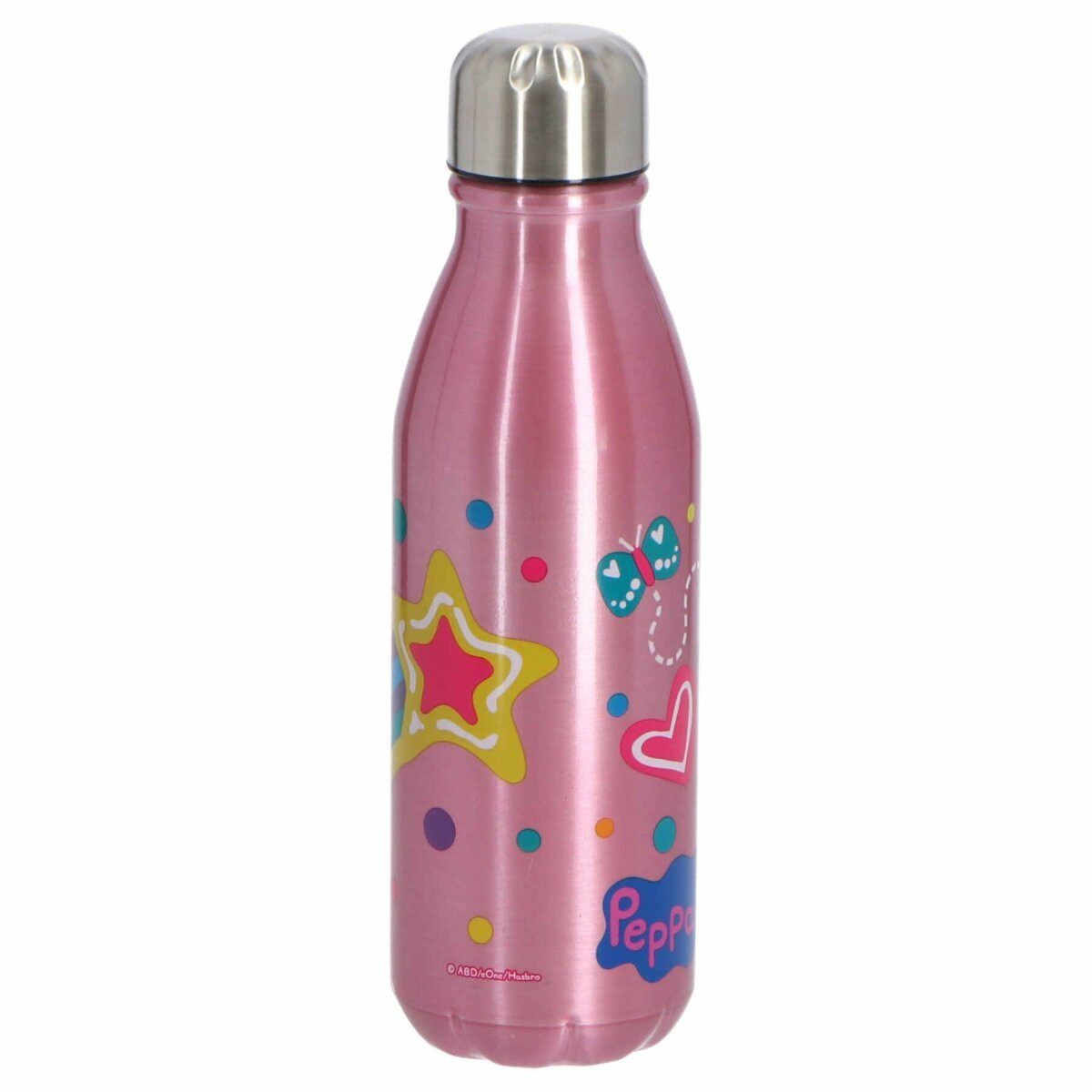 Peppa Pig Trinkflasche Peppa Pig Aluminiumflasche Wasserflasche 600ml