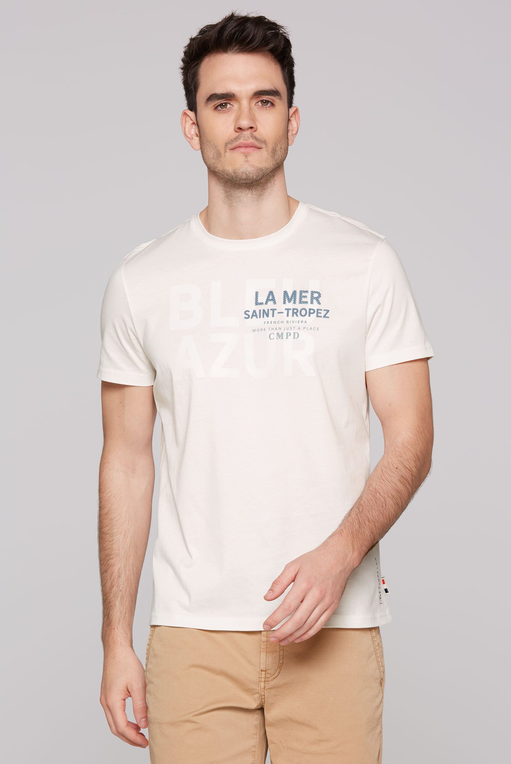 CMPD Rundhalsshirt mit Necktape