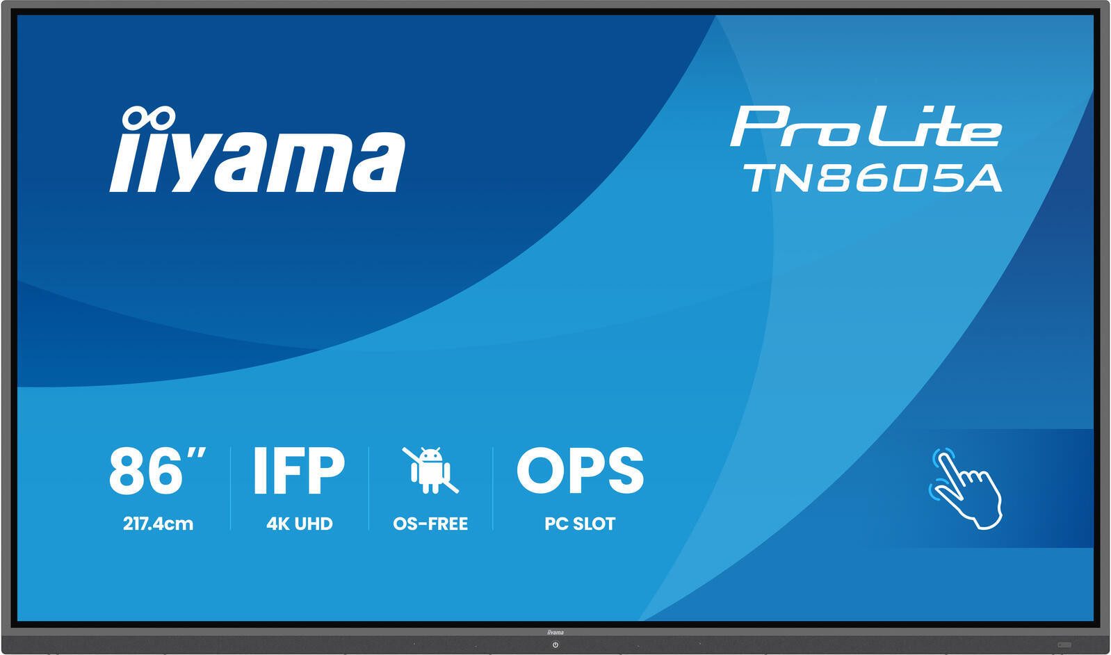 Iiyama TN8605A-B1AG LED-Monitor (3840 x 2160, 8 ms Reaktionszeit, IPS Panel)