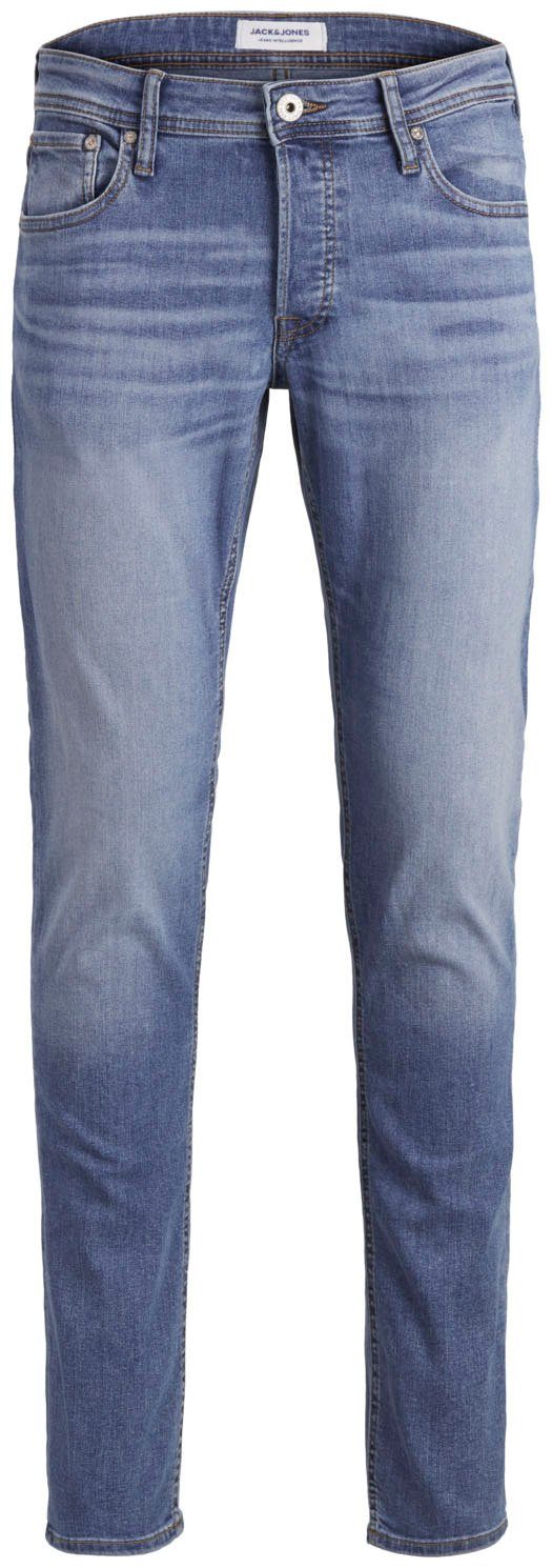 Jack & PlusSize Bis 48 Jones blue-denim Slim-fit-Jeans GLENN Weite ORIGINAL