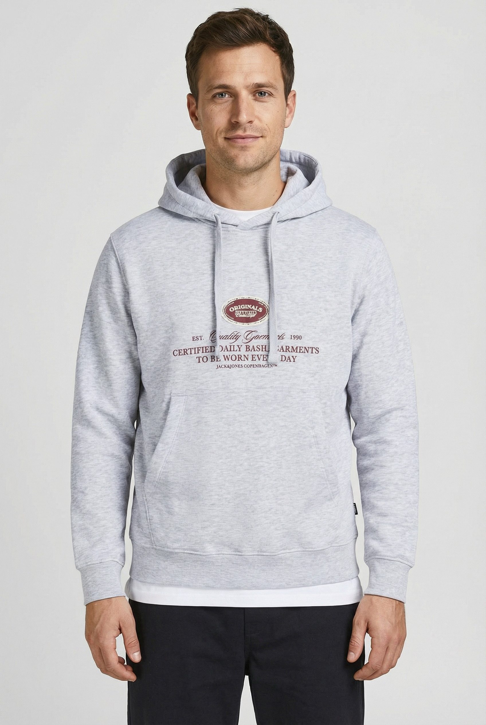 Jack & Jones Kapuzensweatshirt JORGREENE BRANDING SWEAT HOOD CH