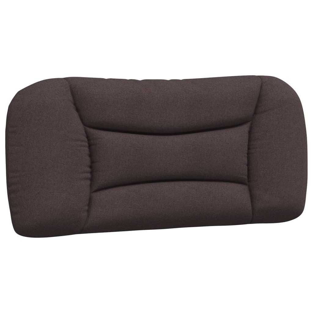 vidaXL Bett Kopfteil-Kissen "Hvar" Dunkelbraun 80 cm Stoff (1-tlg)