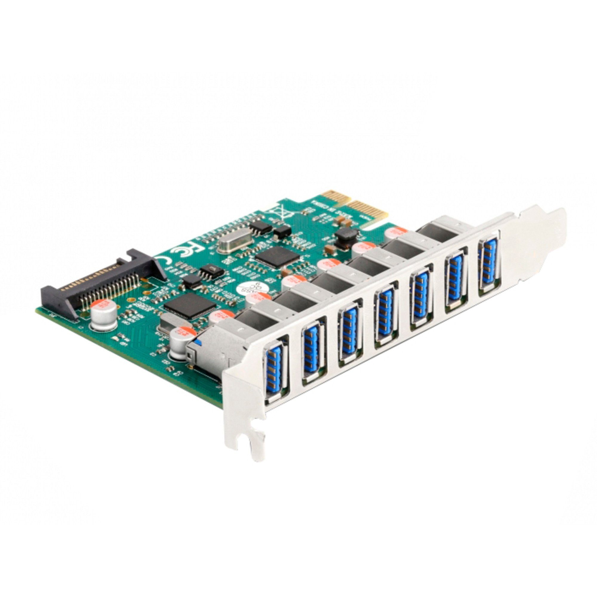 Delock DeLOCK PCI Express x1 Karte zu 7 x extern USB 5 Computer-Adapter