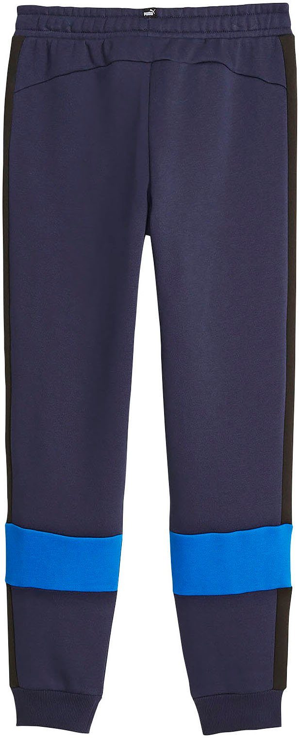 PUMA Jogginghose ESS BLOCK PUMA blue Kinder FL SWEATPANTS für - Navy-racing