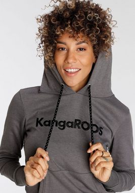 KangaROOS Kapuzensweatshirt mit großer Logo-Stickerei