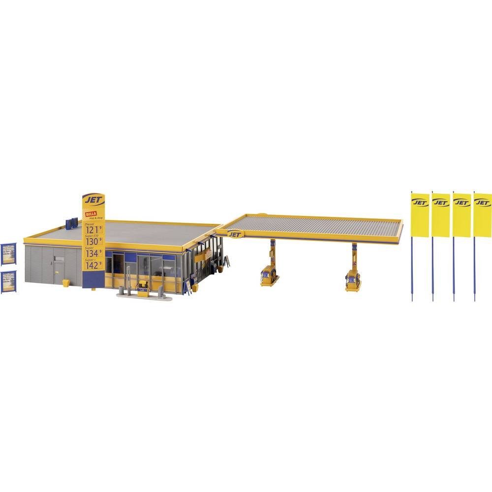 Modelleisenbahn-Gebäude H0 Tankstelle