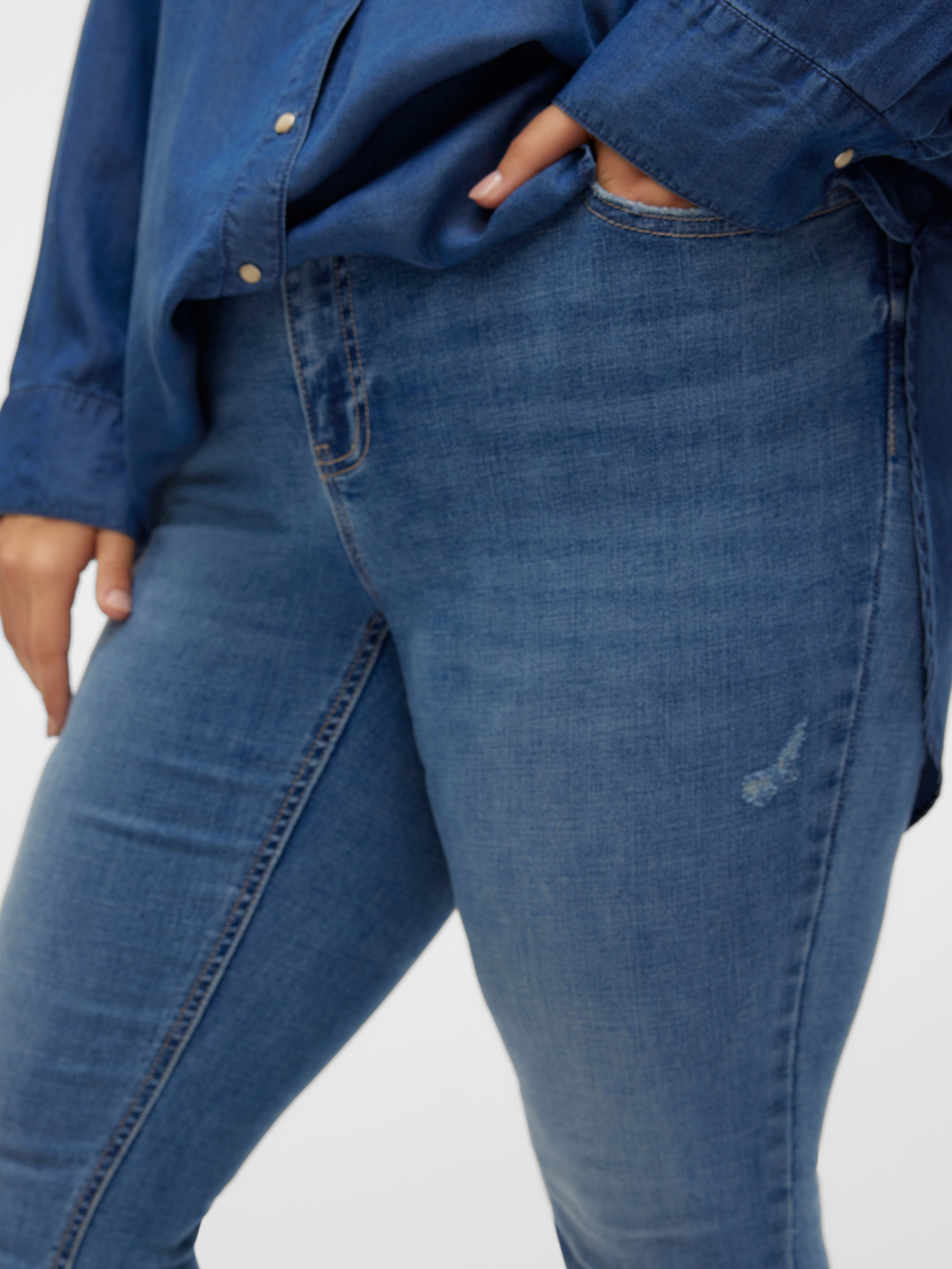 Vero Moda Curve Skinny-fit-Jeans VMCFLASH MR SKINNY JEANS LI347 GA CUR