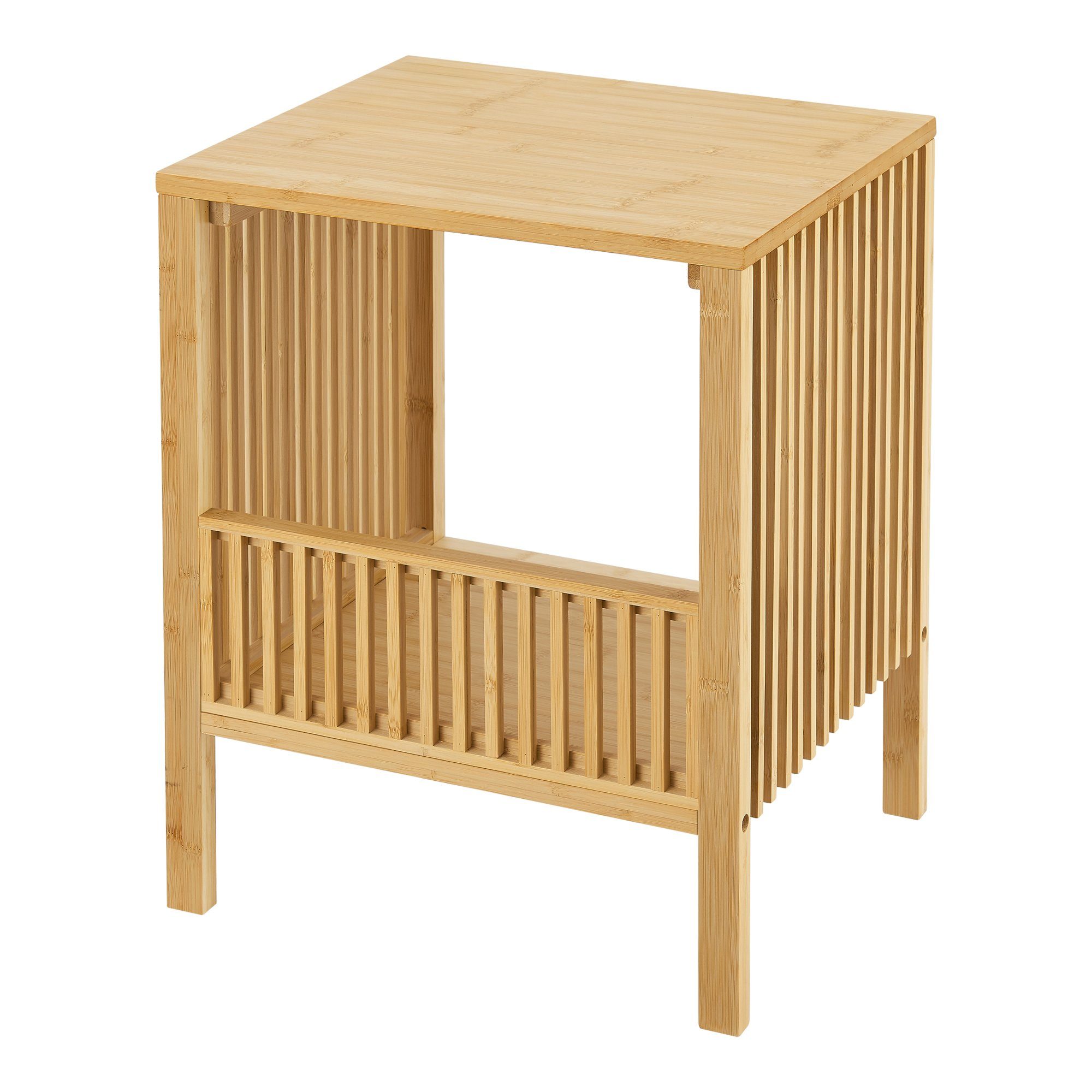 en.casa Beistelltisch (1-St), »Varde« 50 x 39 x 33 cm Bambus – Bild 5 von 5