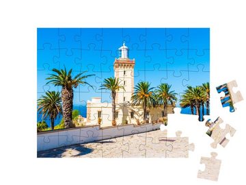 puzzleYOU Puzzle Leuchtturm von Cap Spartel, Marokko, 48 Puzzleteile, puzzleYOU-Kollektionen Marokko