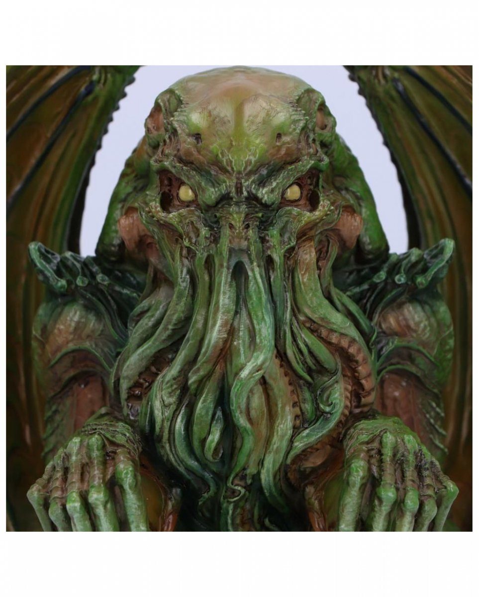Cthulhu 32cm mit Nemesis Dekofigur Grüne Now Flügel Statue Horror-Shop