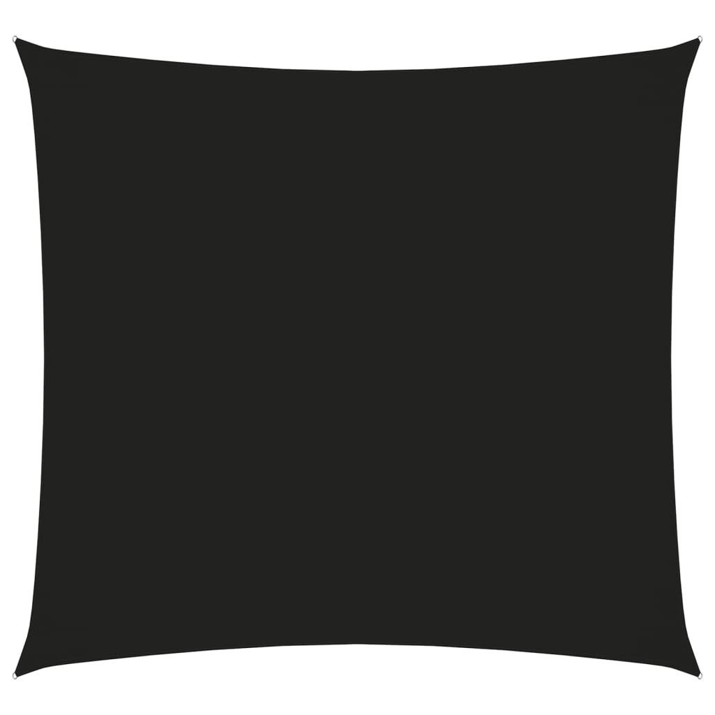 furnicato Sonnensegel Oxford-Gewebe Quadratisch 2,5x2,5 m Schwarz, (1-tlg)