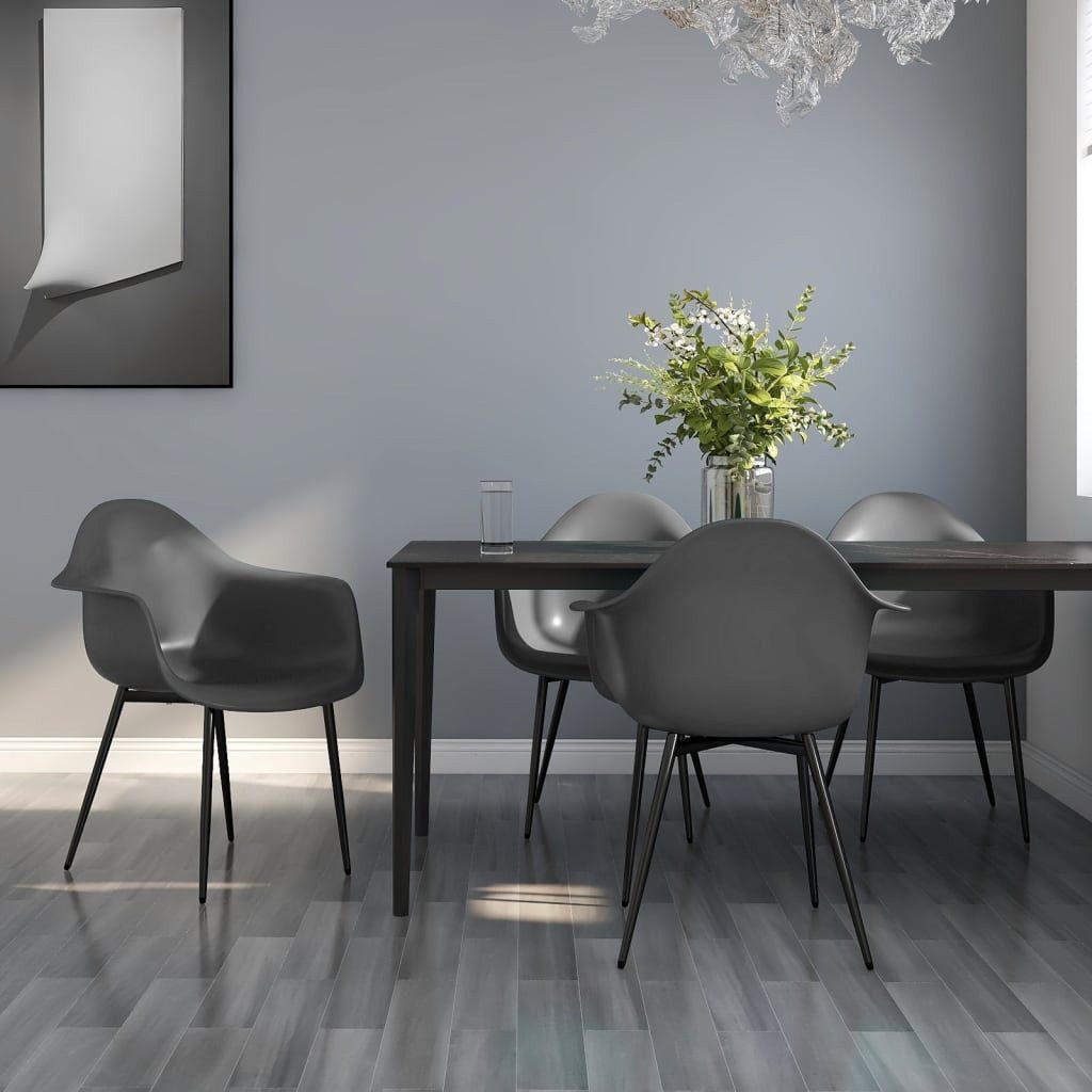 DOTMALL Esszimmerstuhl (4 St), Kunststoff Metallbeine, günstig online kaufen