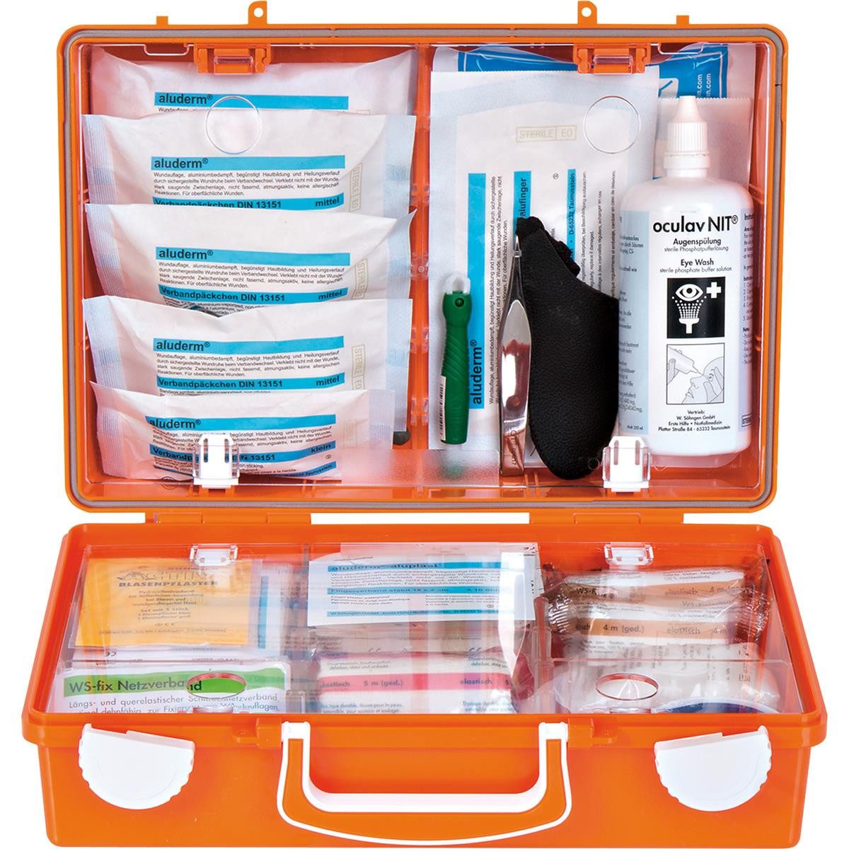 Söhngen Erste-Hilfe-Set SÖHNGEN Erste Hilfe Koffer DIREKT 0370008 DIN 13157 orange