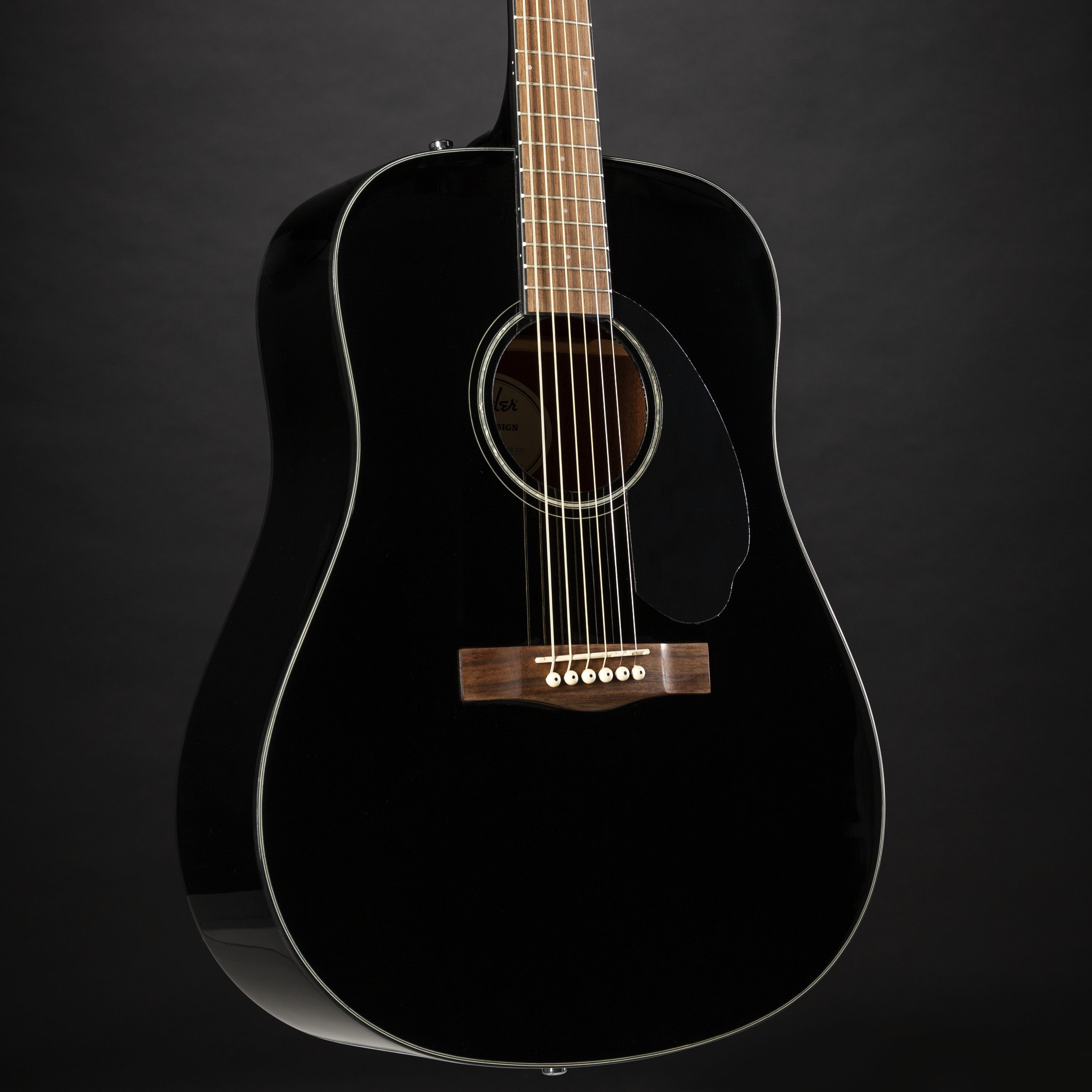 Fender Westerngitarre, CD-60 V3 Black, Westerngitarren, Dreadnought Gitarren, CD-60 V3 Black - Westerngitarre