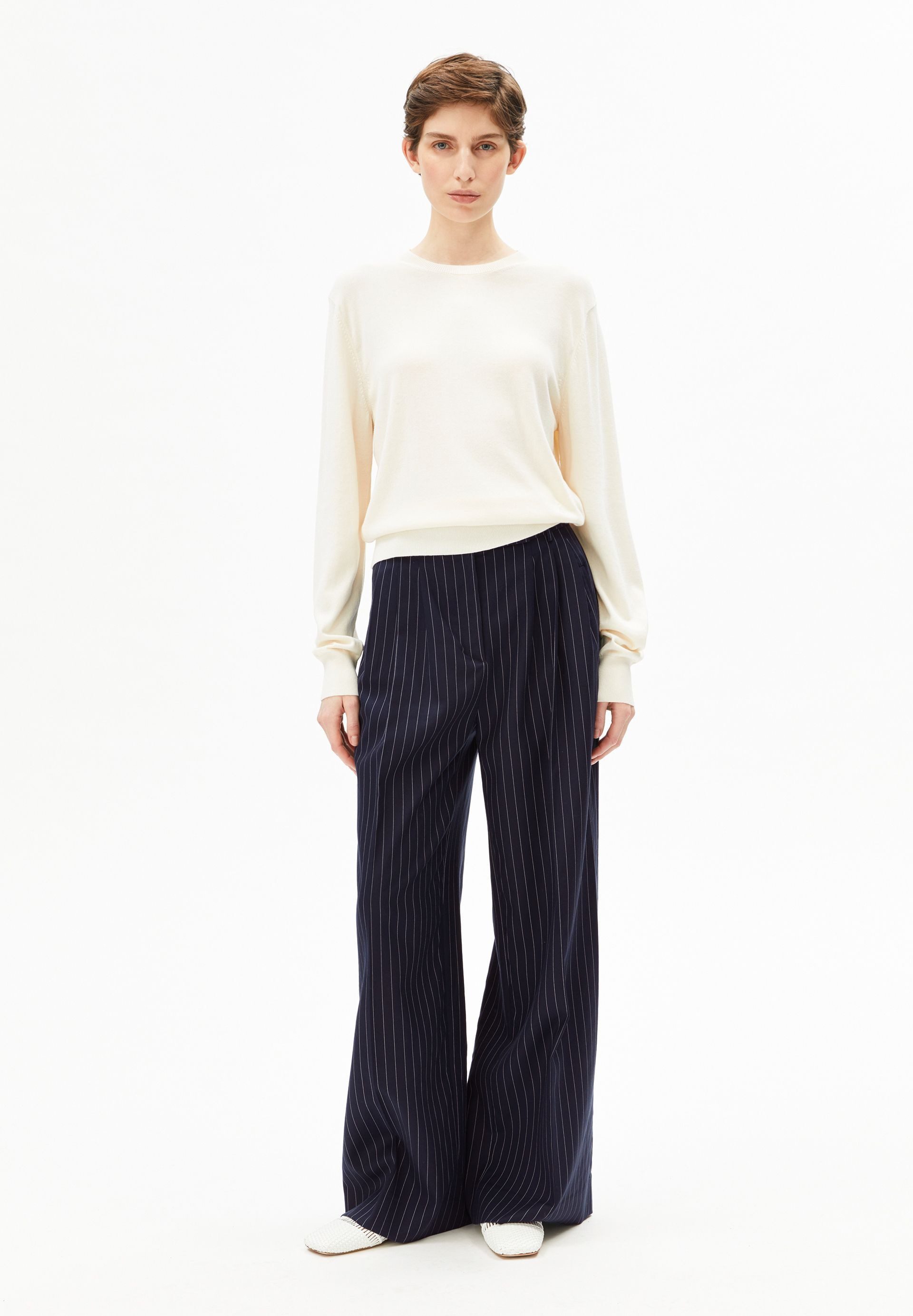Armedangels Strickpullover FINE KNIT Pullover aus TENCEL™ Modal Mix Regular Fit