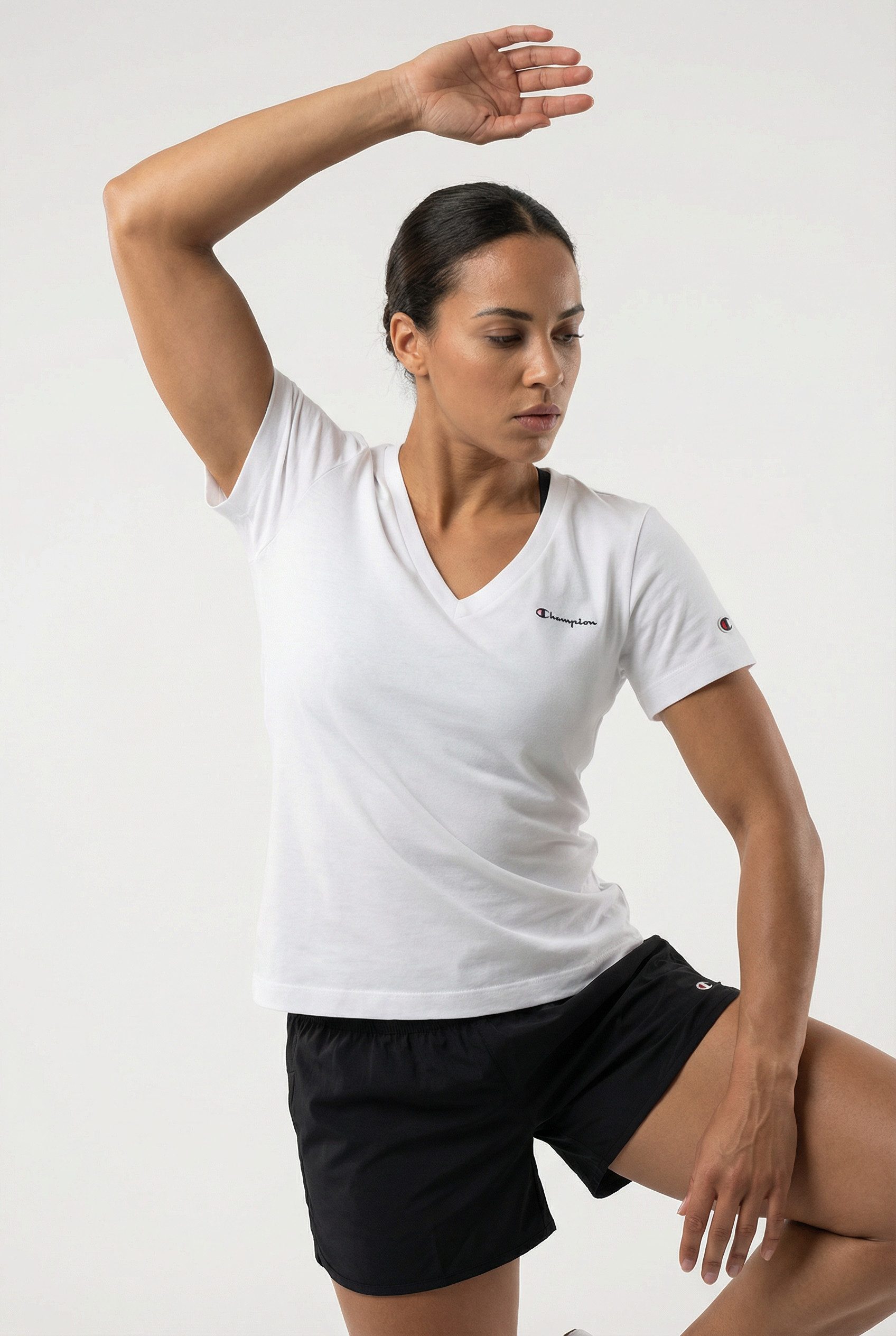 Champion T-Shirt ICONS CONTRAST V-Neck T-Shirt sportlicher Stil, für sportl günstig online kaufen