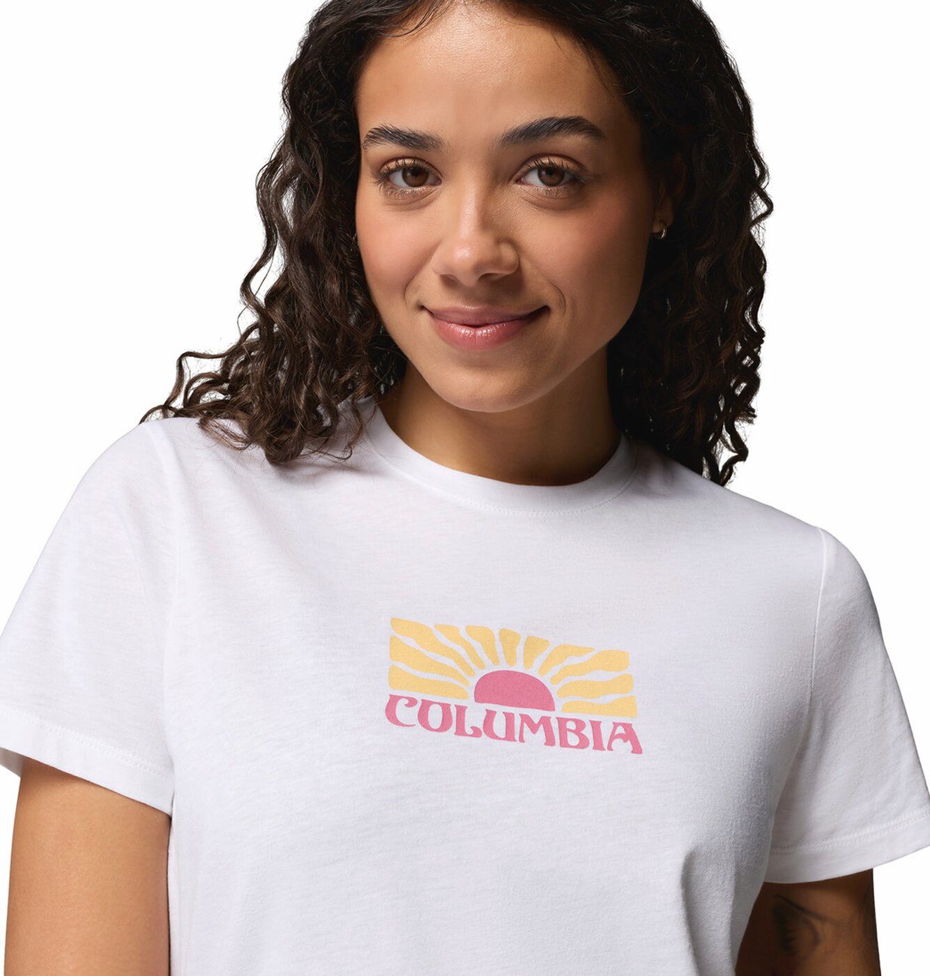 Columbia T-Shirt Ruby Springs Graphic Fitted SS WHITE, BRANDRISE