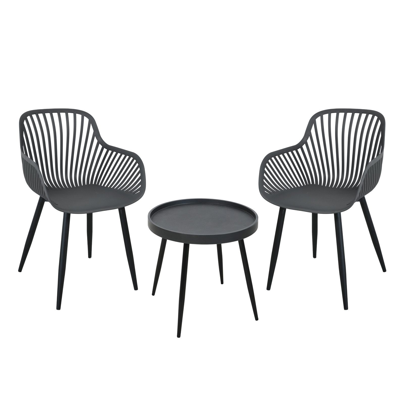 SVITA Sitzgruppe PHILLY, (3tlg. Set), aus 2 Stühlen und 1 Tisch, platzspare günstig online kaufen