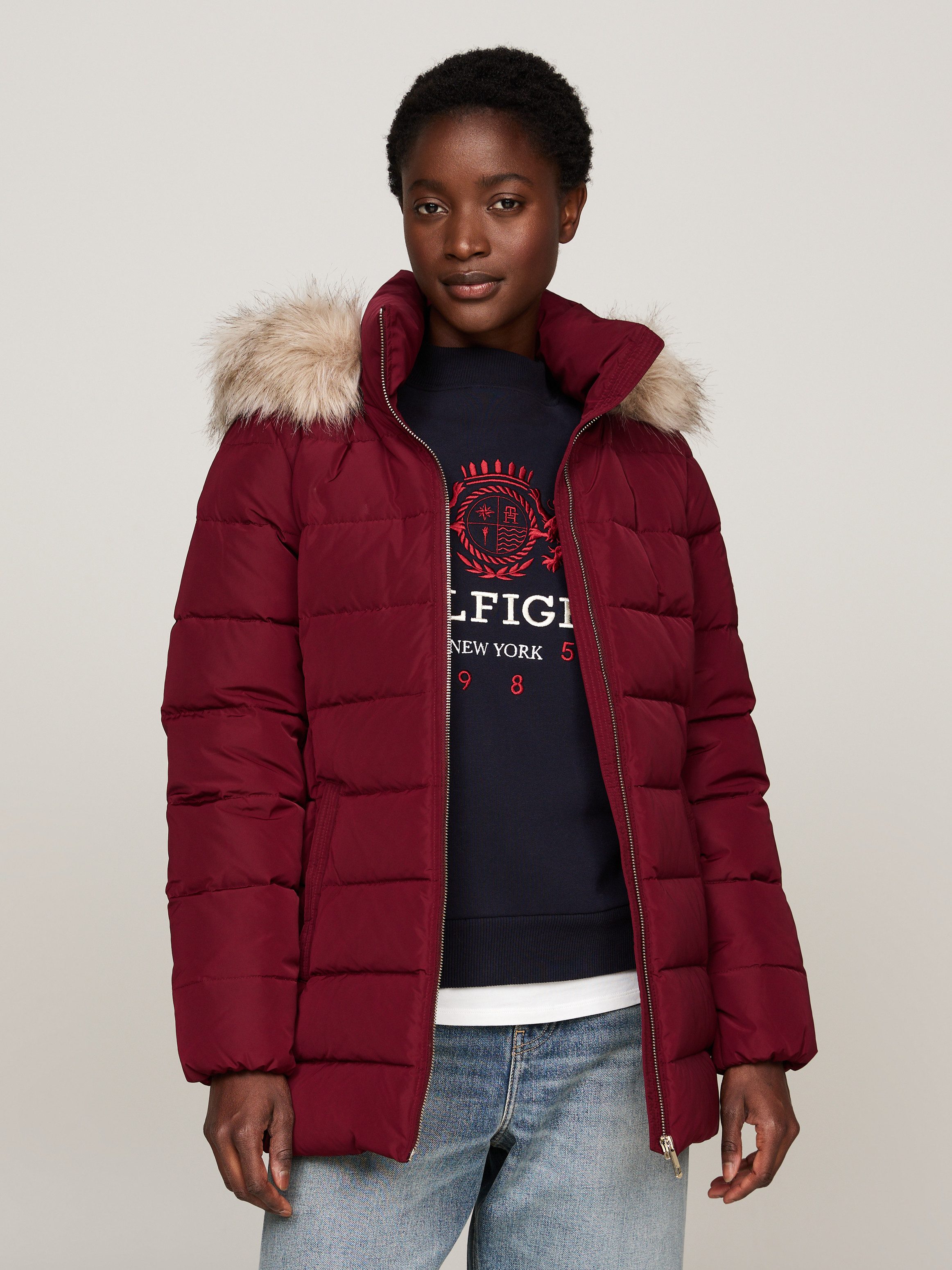 Tommy Hilfiger Steppjacke mit Logopatch günstig online kaufen