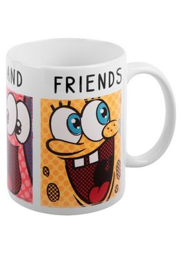 United Labels® Tasse Spongebob - Friends - Kaffeetasse aus Keramik 320 ml, Keramik
