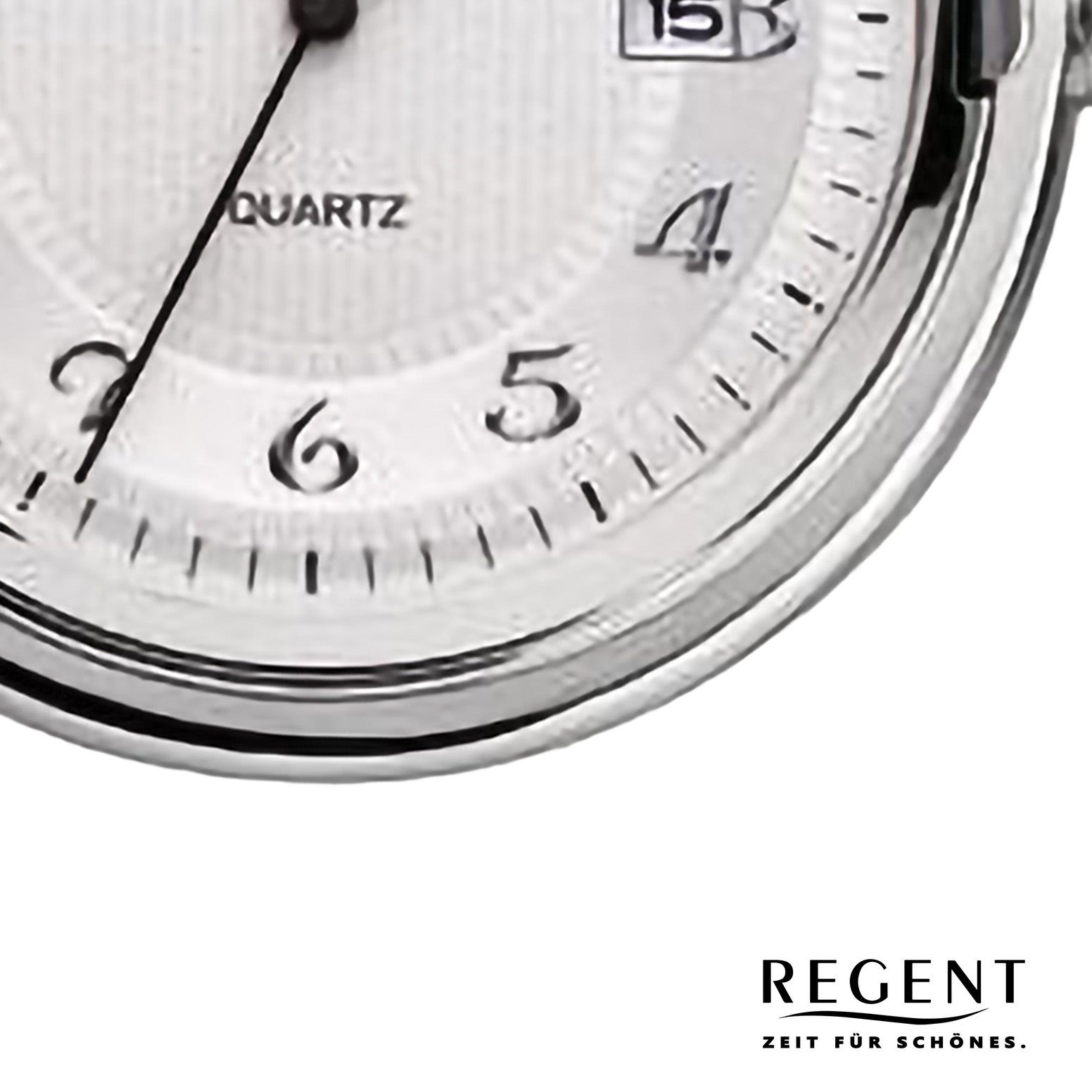Regent Taschenuhr Regent Herren Taschenuhr Analog Gehäuse, (Analoguhr), Herren Taschenuhr rund, extra groß (ca. 44mm), Metall, Elegant