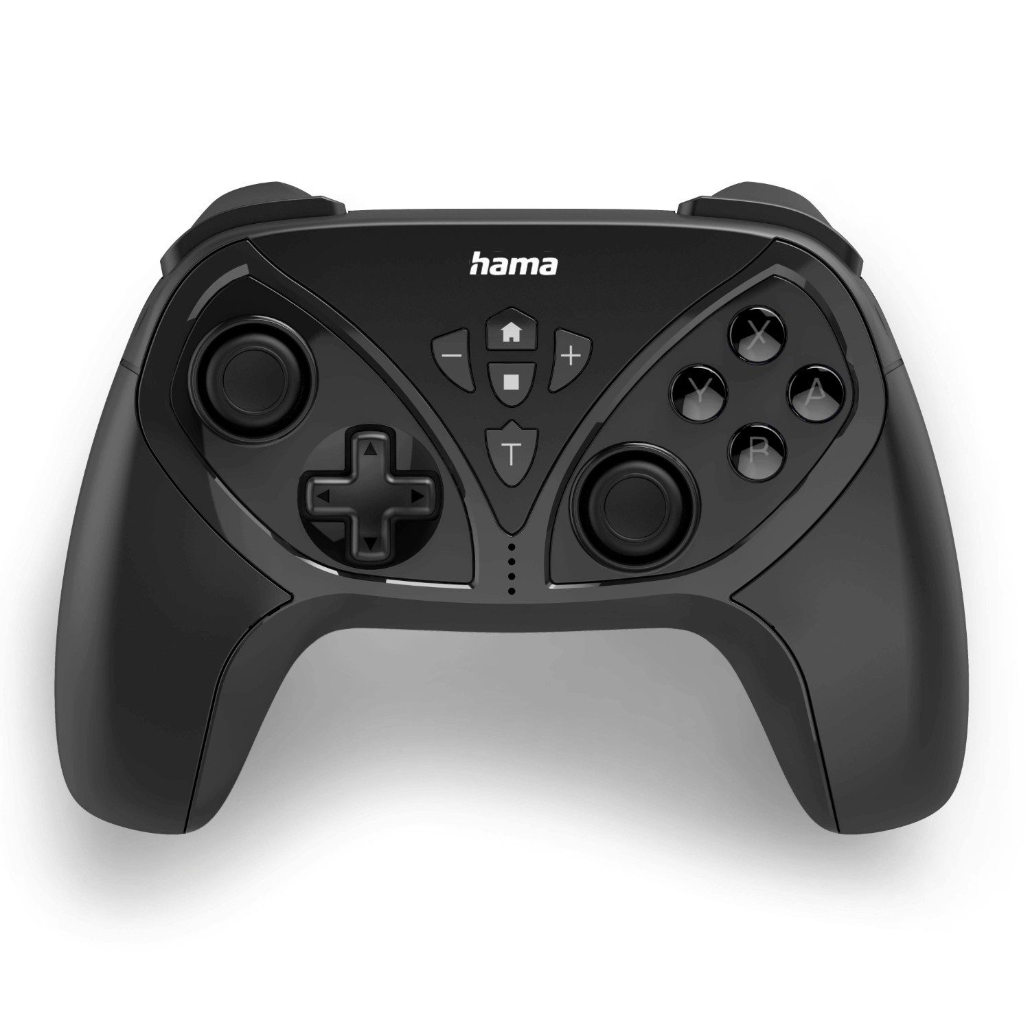 Hama Bluetooth Pro Wireless Controller Pad Kabellos Switch-Controller (Packung, passend für Nintendo Switch OLED Lite Konsole Li-Ion Akku Vibration)