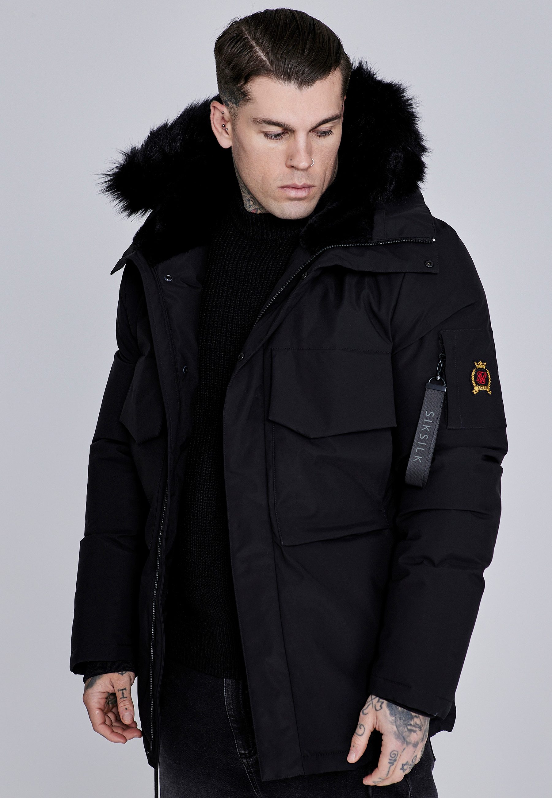 Siksilk Parka SikSilk Herren Parka günstig online kaufen